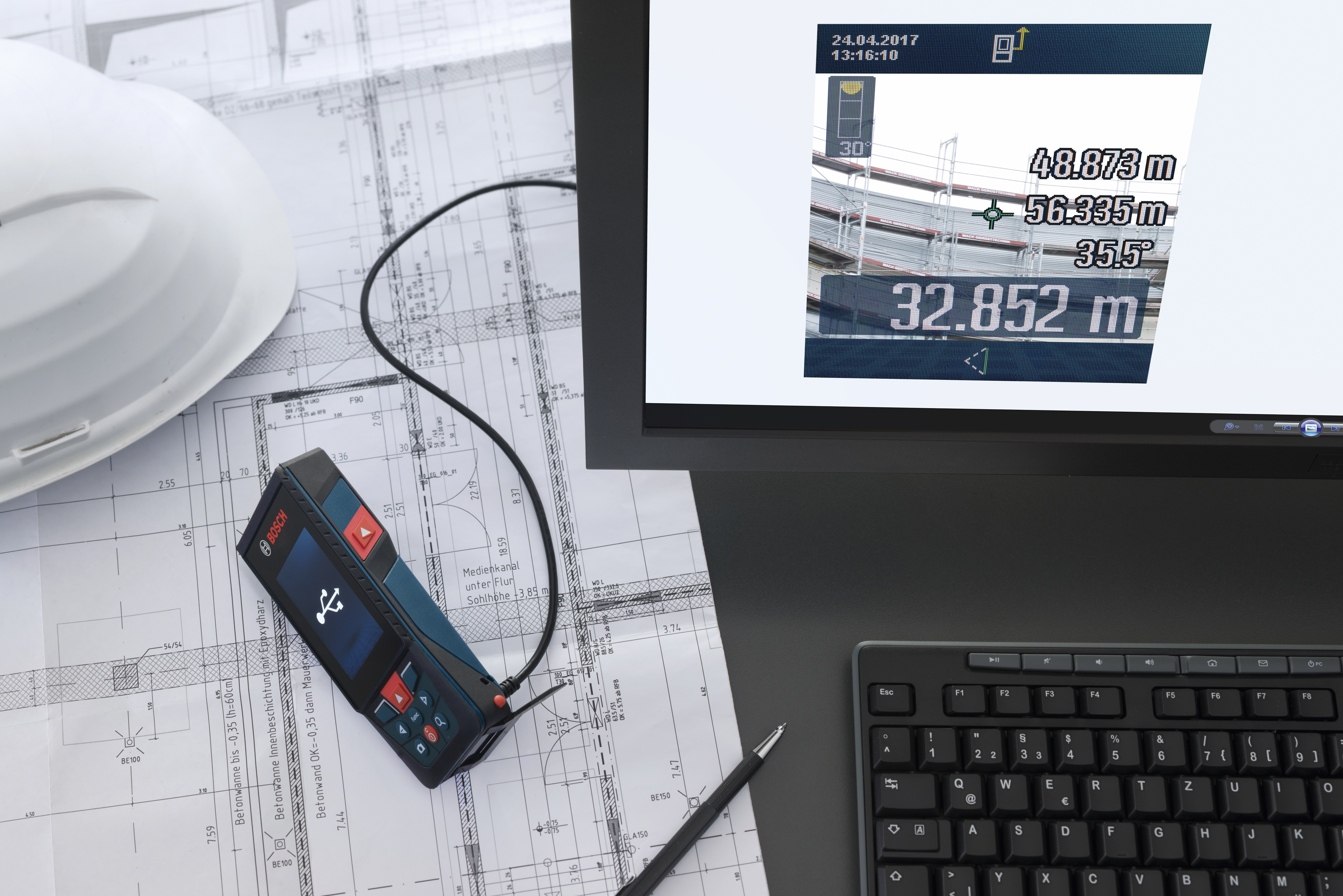 Etäisyysmittalaite Bosch GLM 120 C