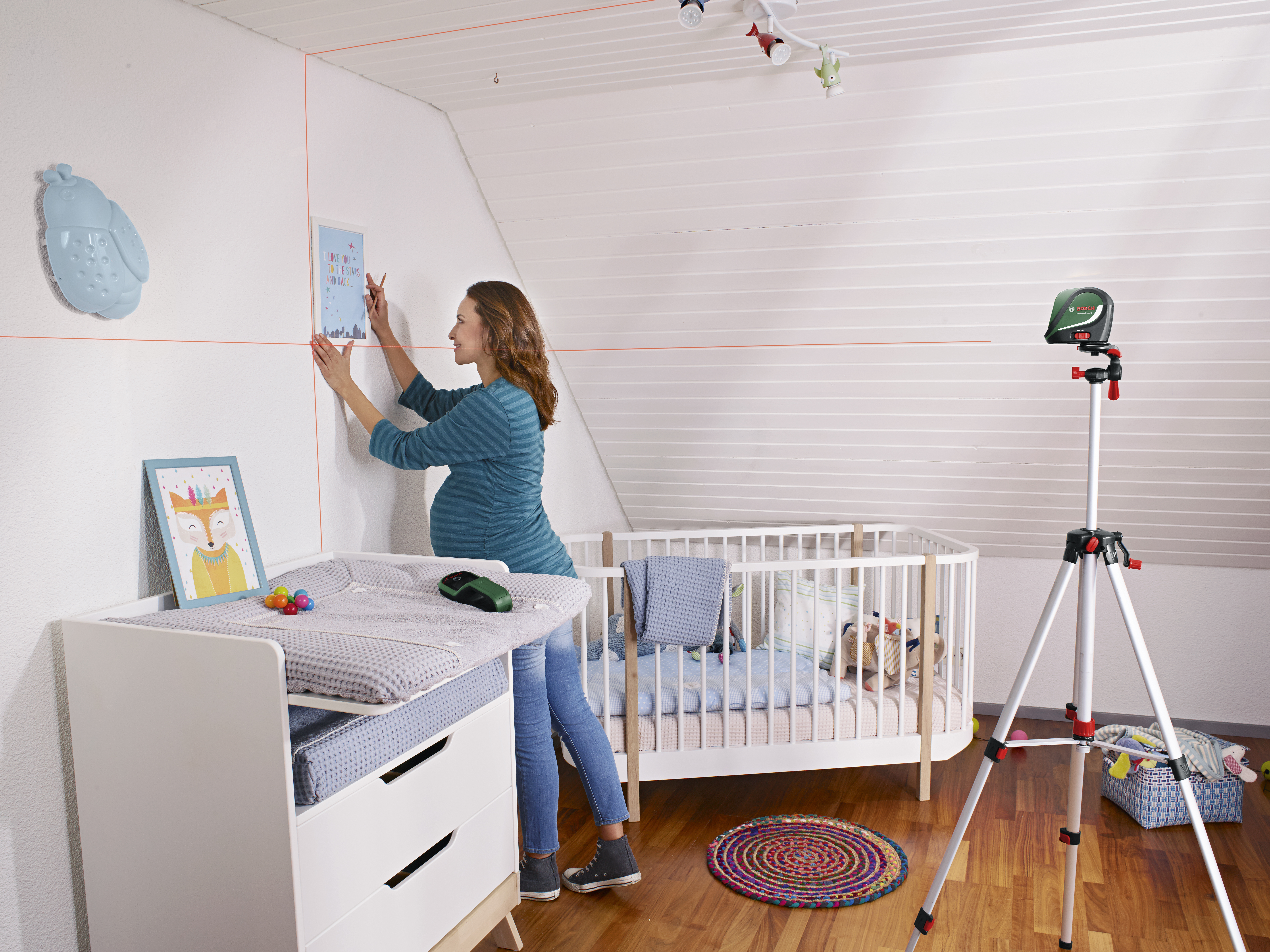 Linjalaser Bosch Universal Level 2 Set