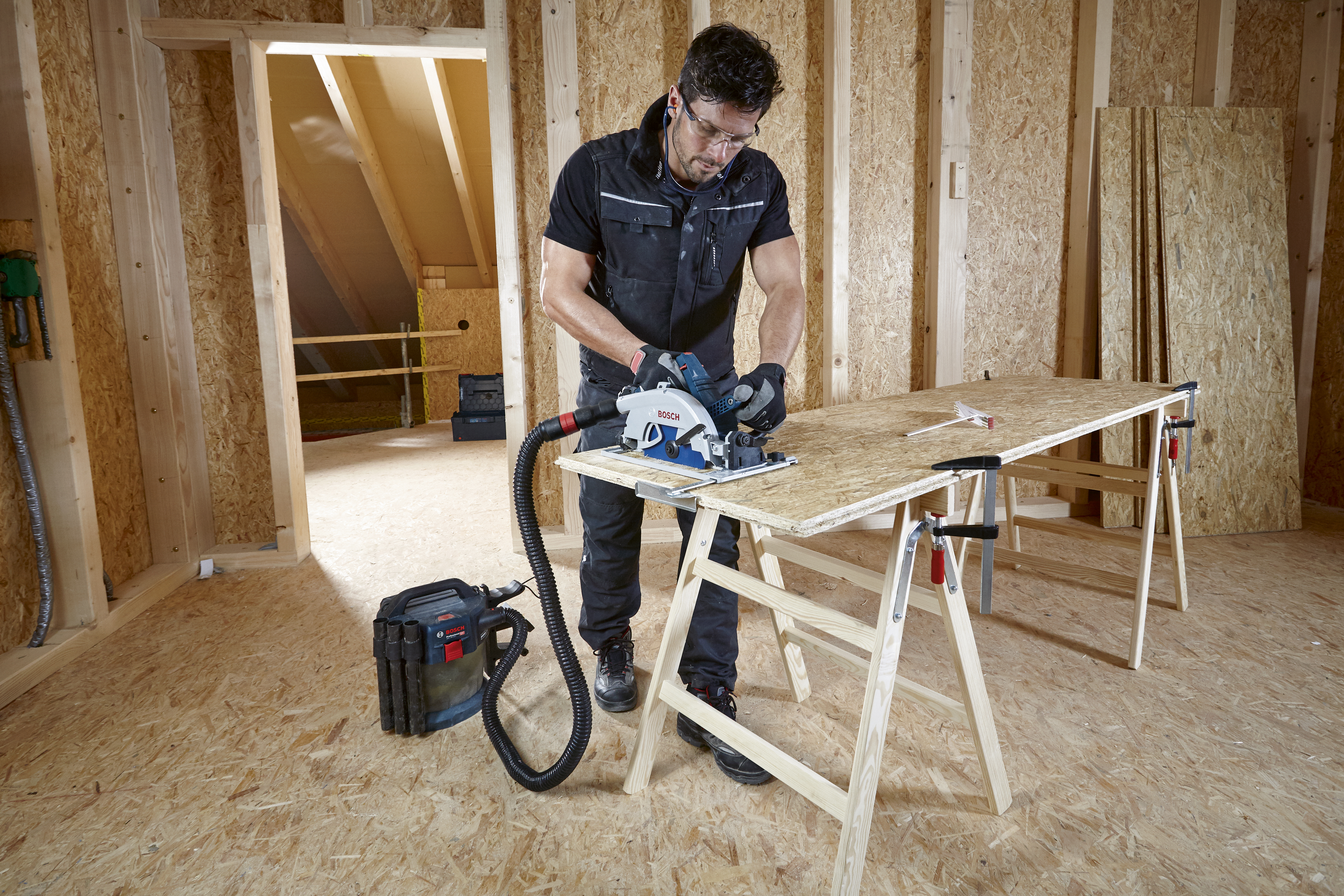 Akkukäsipyörösaha GKS 18V-68 GC Solo L-BOXX