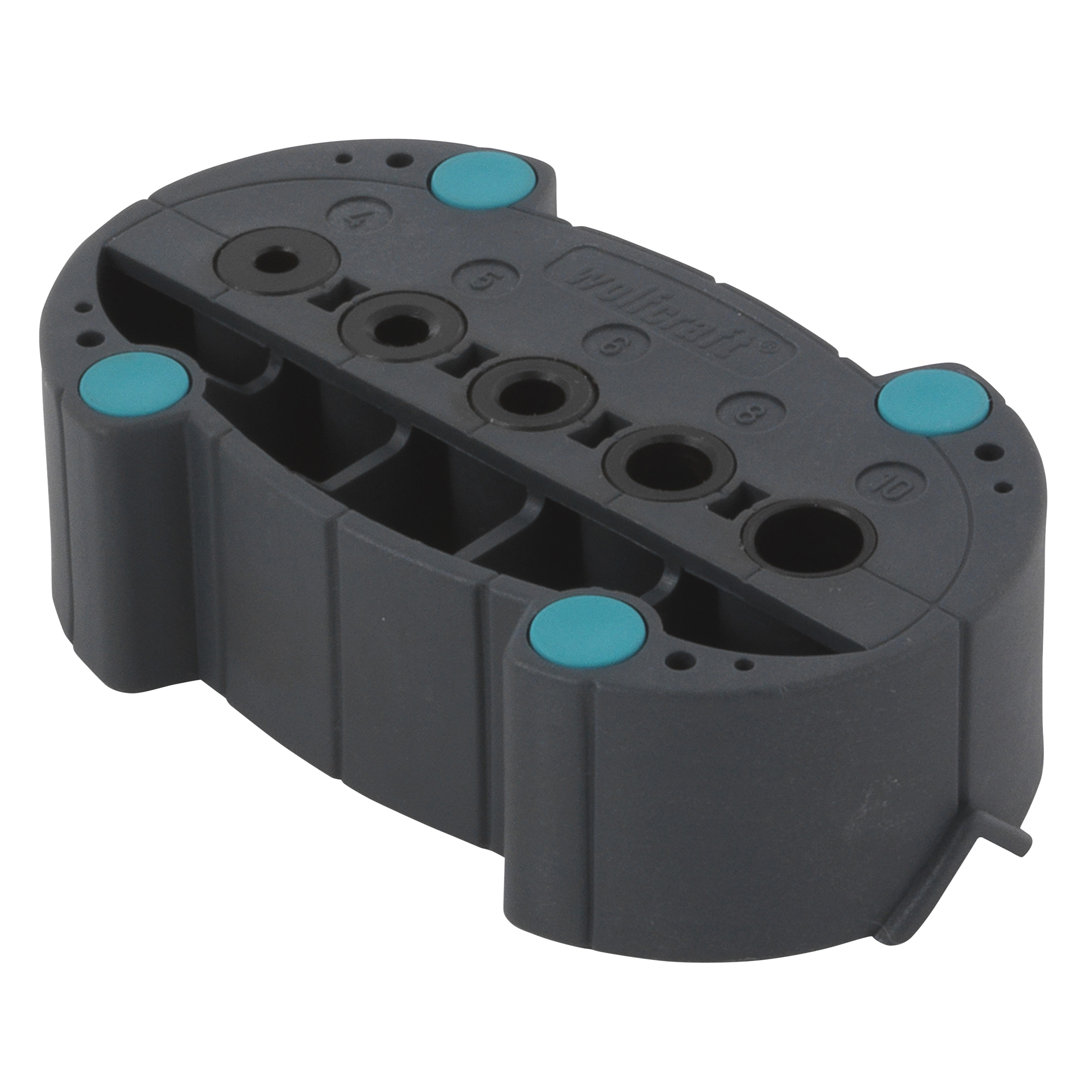 Porausohjain Wolfcraft 4,5,6,8,10mm