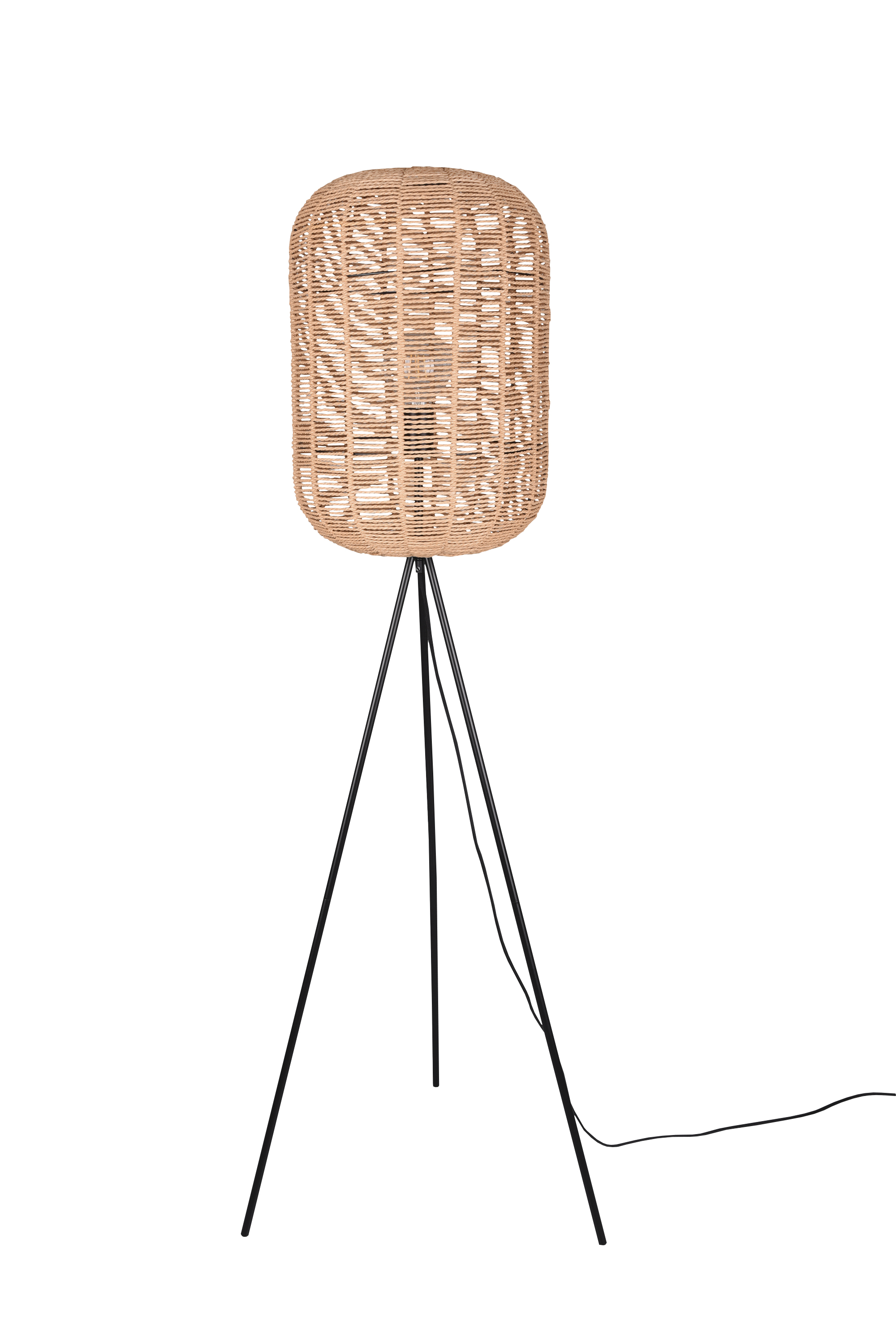 Lattiavalaisin TRIO Runa E27 rottinki