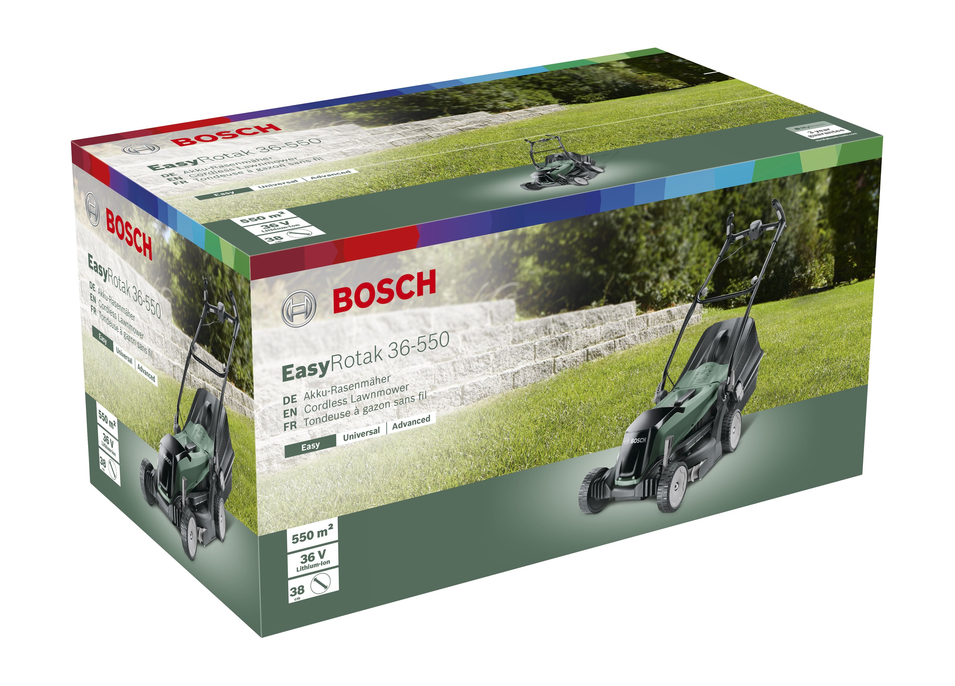 Akkuruohonleikkuri Bosch easyrotak 36-550 4,0Ah