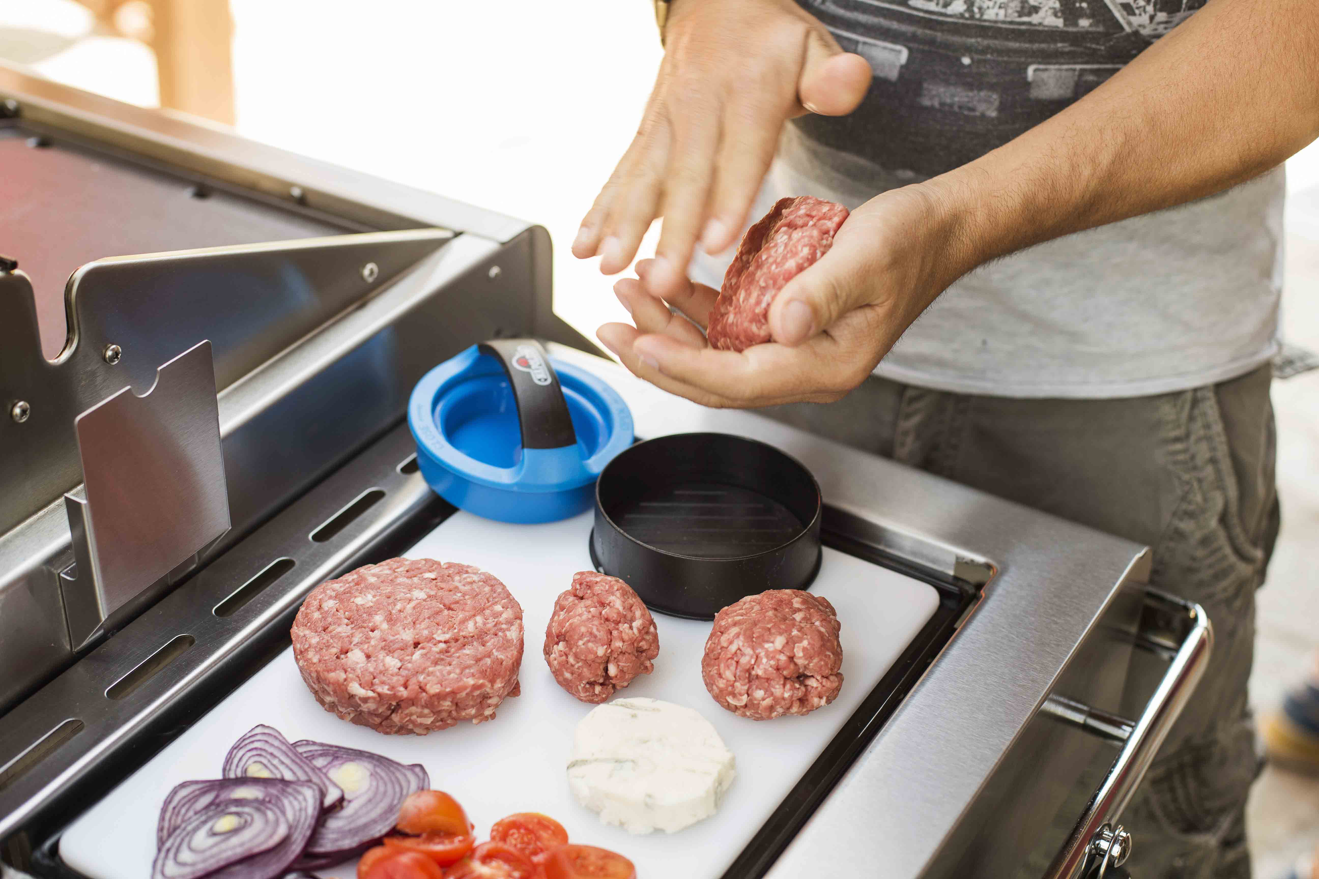 Hampurilaisprässi Napoleon 3in1