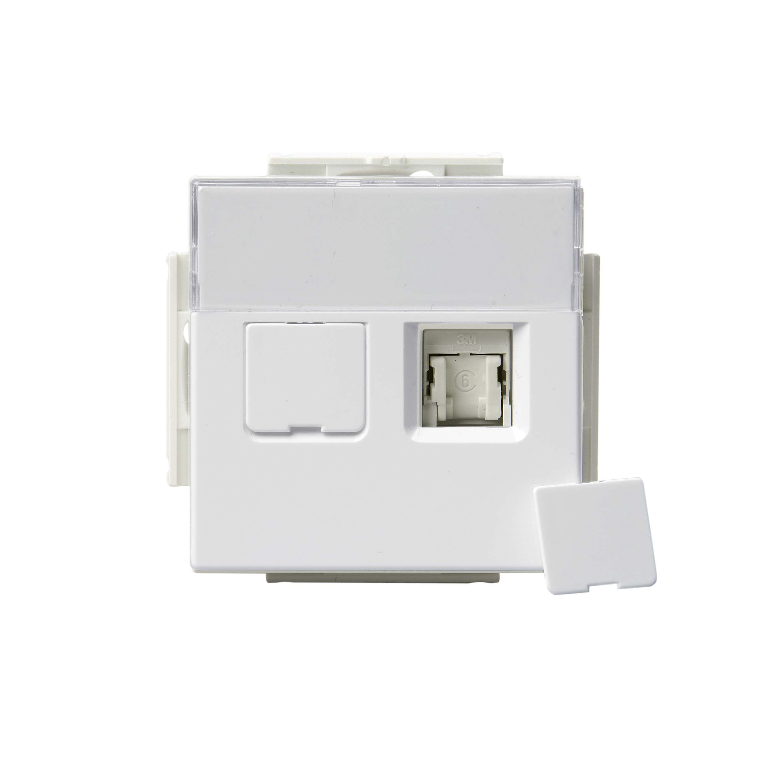 Datapistorasia ABB Impressivo 1819-84P RJ-45 valkoinen