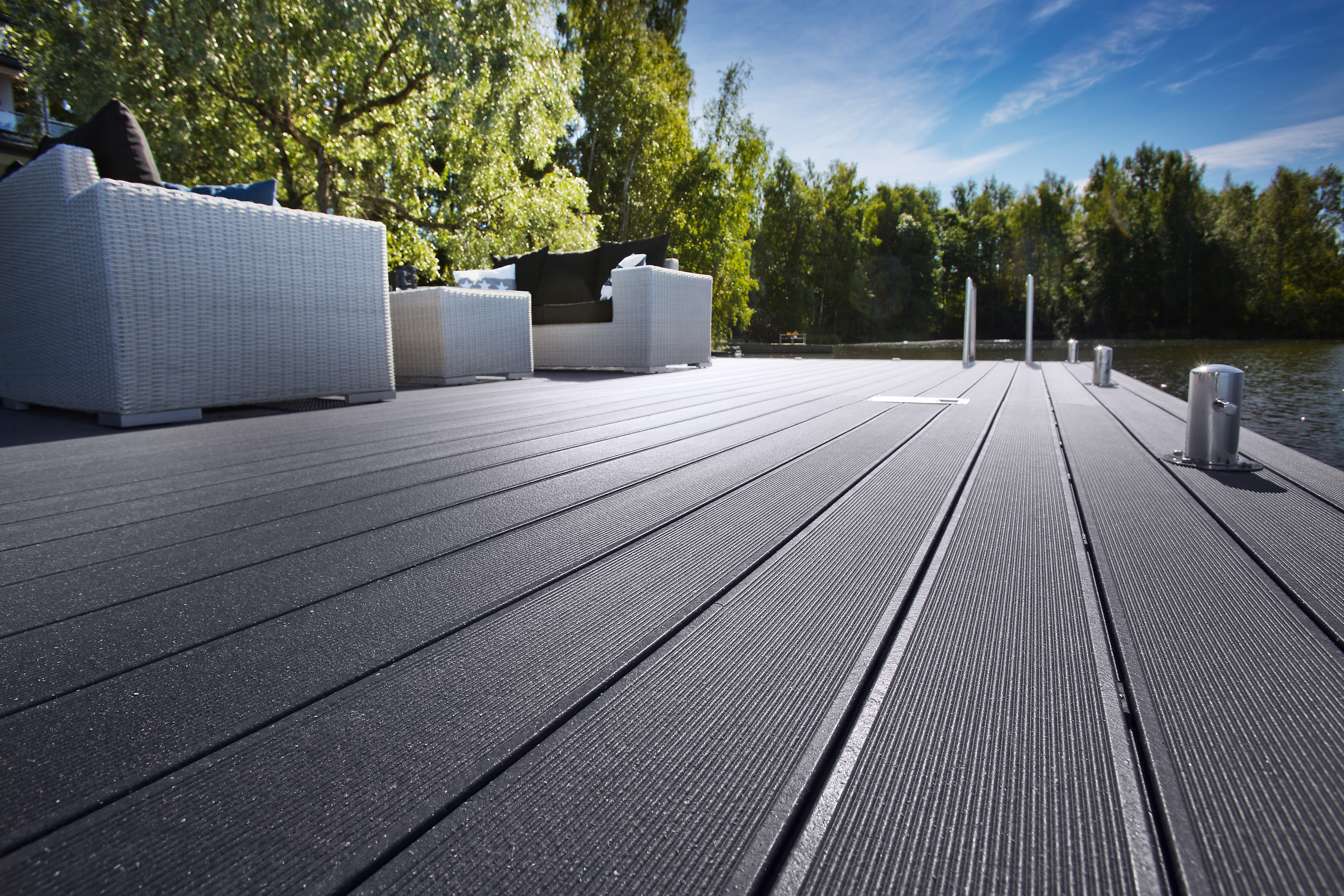 Terassilauta UPM ProFi Deck 28x150x4000 kivenharmaa