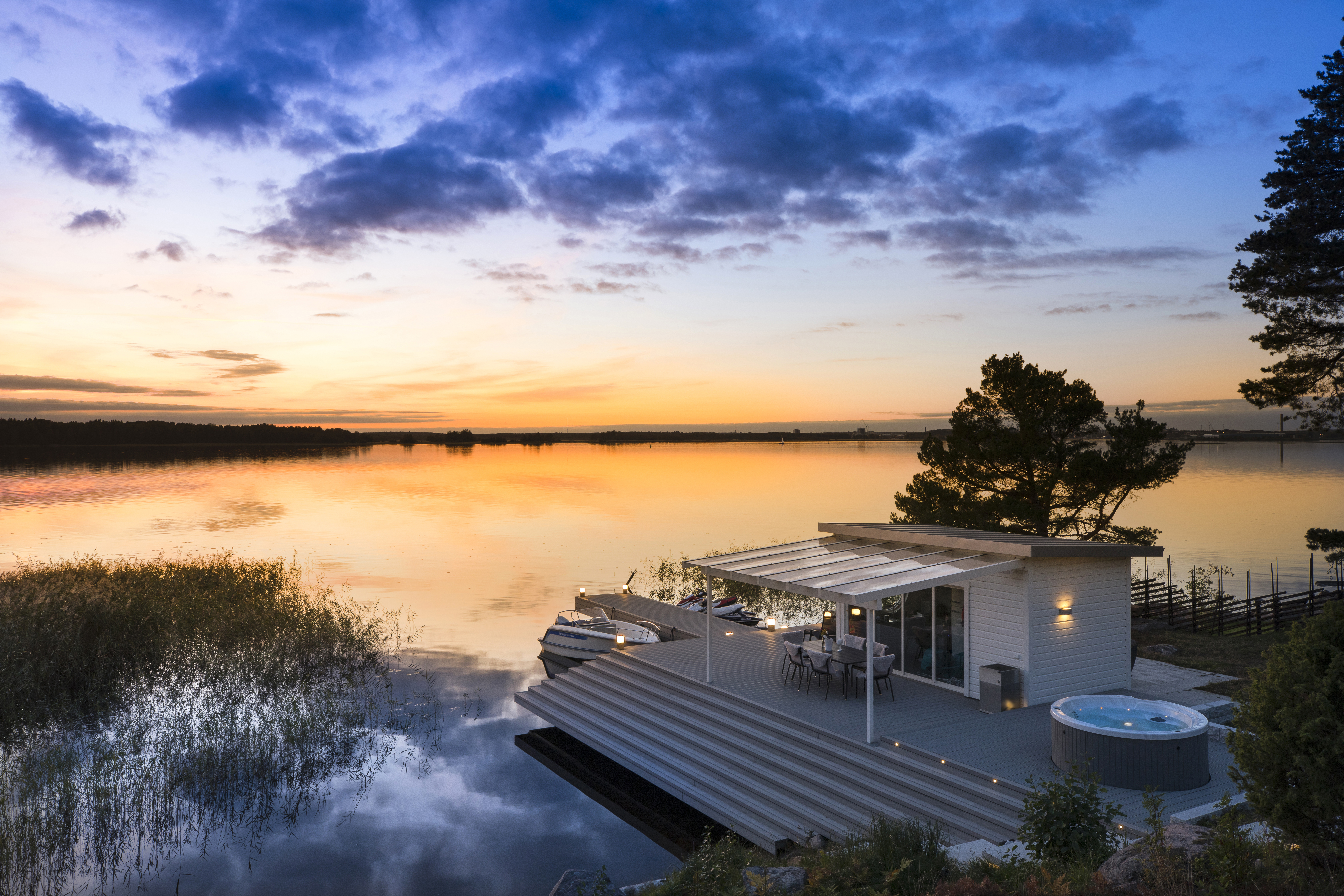 Terassilauta UPM ProFi Deck hopeanvihreä 28x150x4000