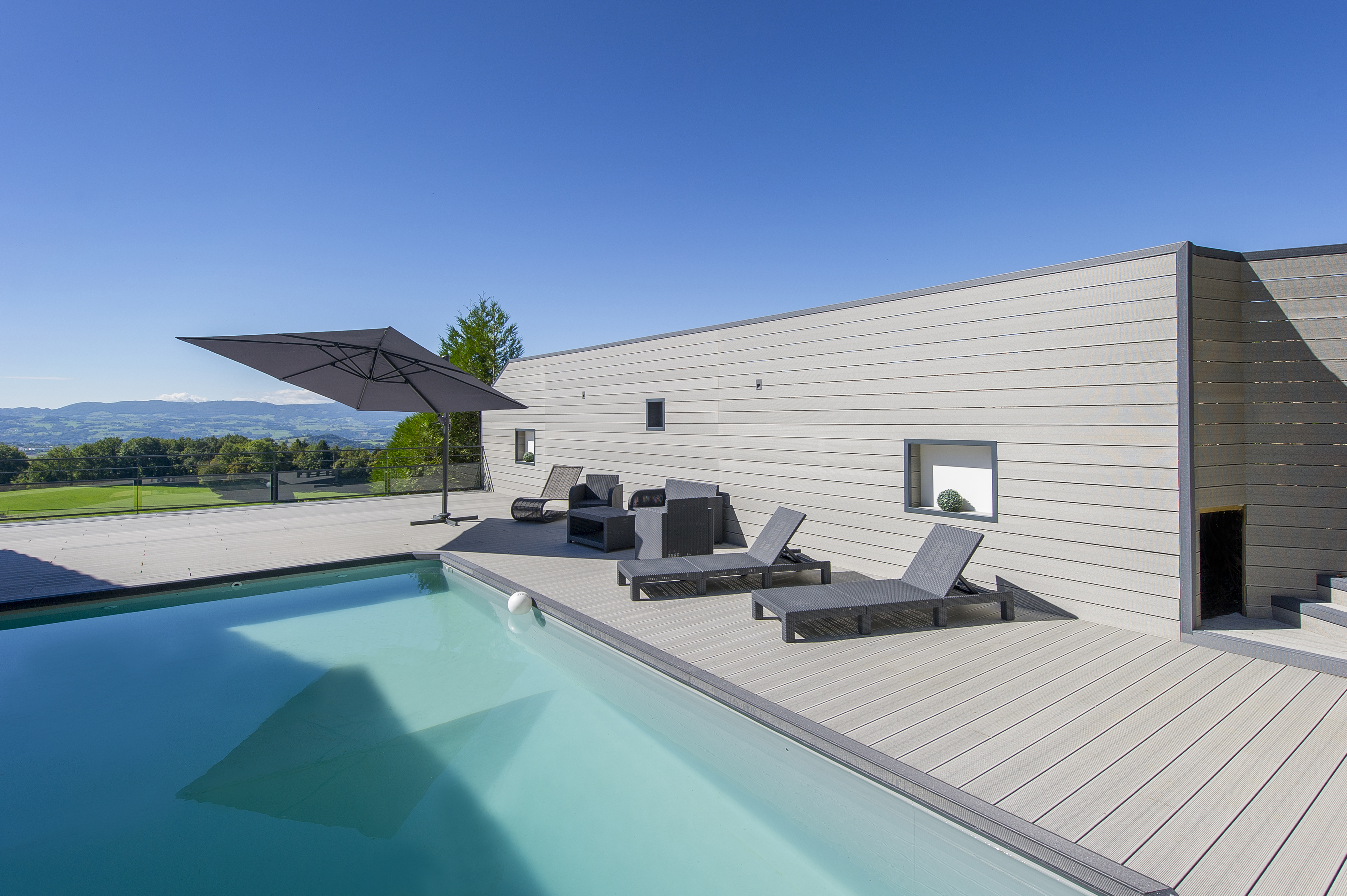 Terassilauta UPM ProFi Deck hopeanvihreä 28x150x4000