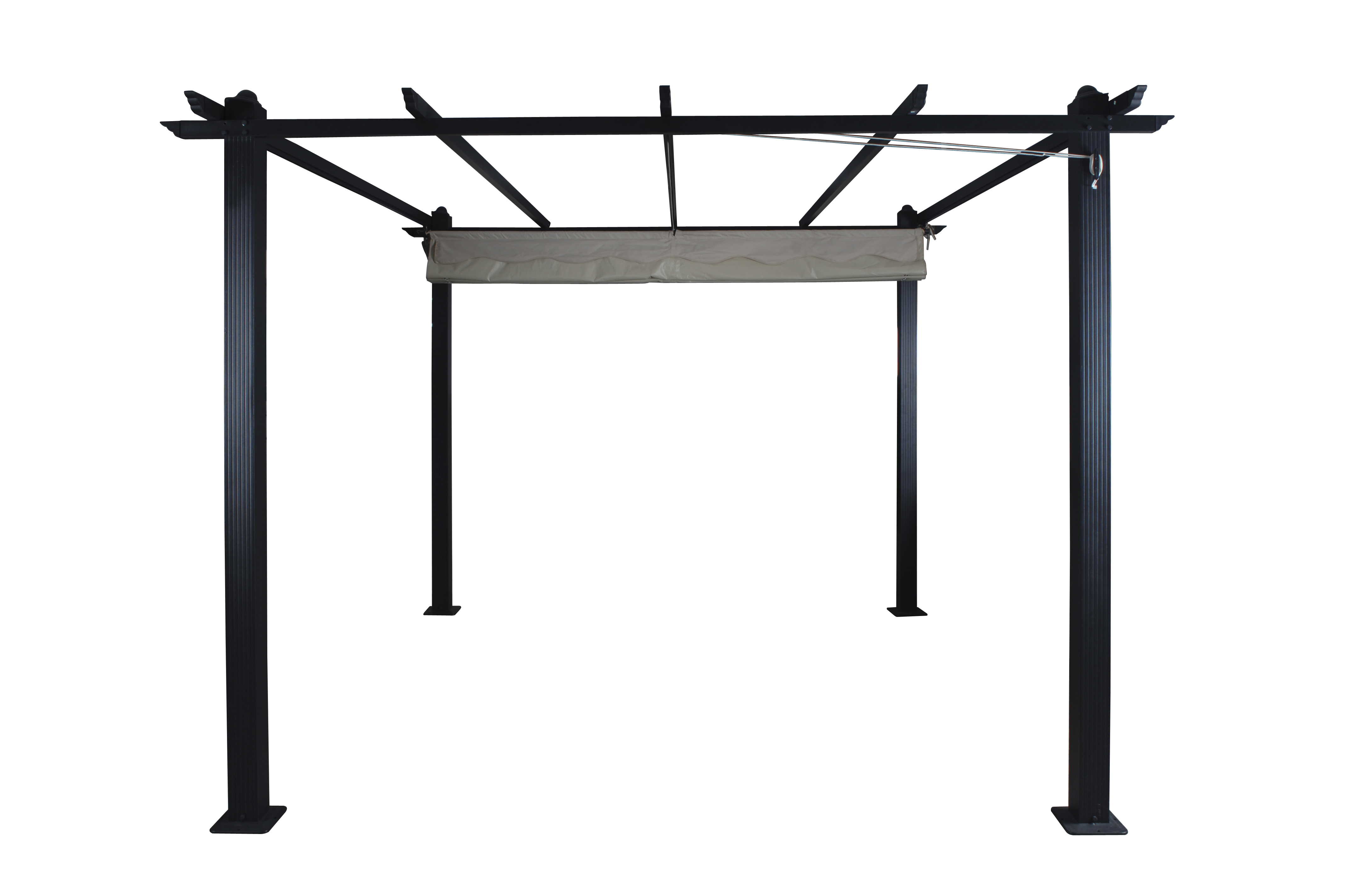 Pergola Halo 3x3m Beige K Rauta