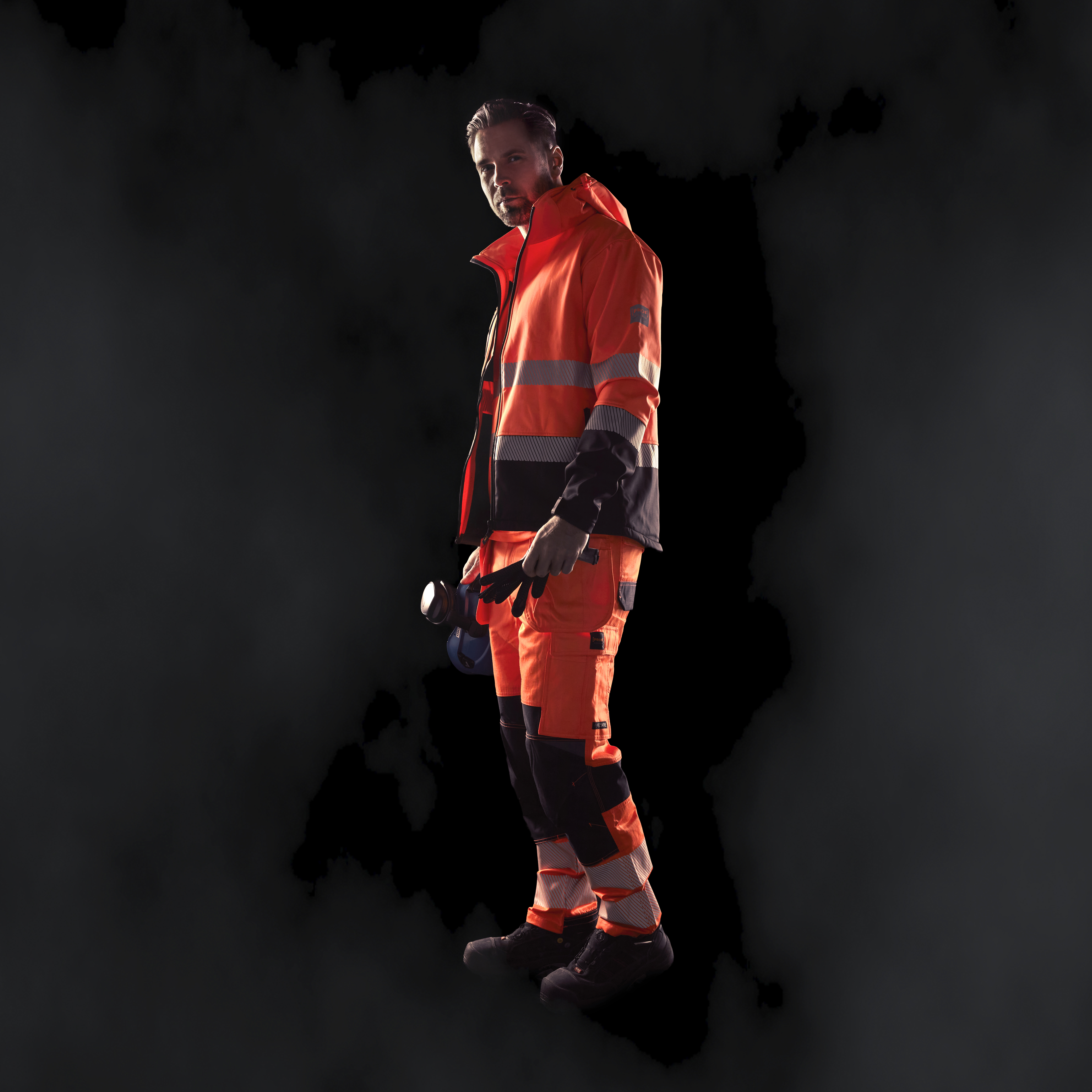 Housut PROF Hi-Vis oranssi koko 52