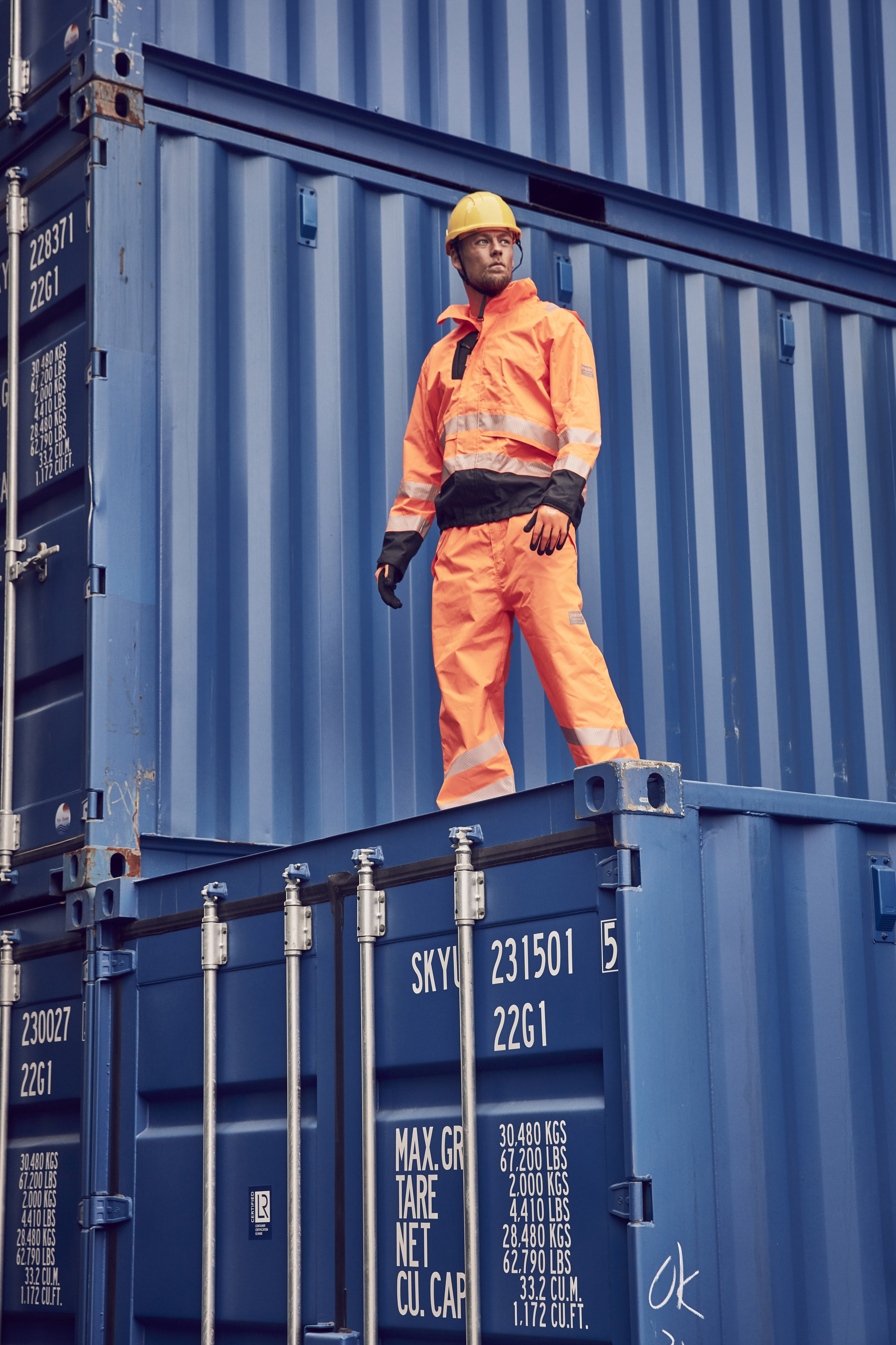 Kuoritakki PROF Hi-Vis oranssi koko L