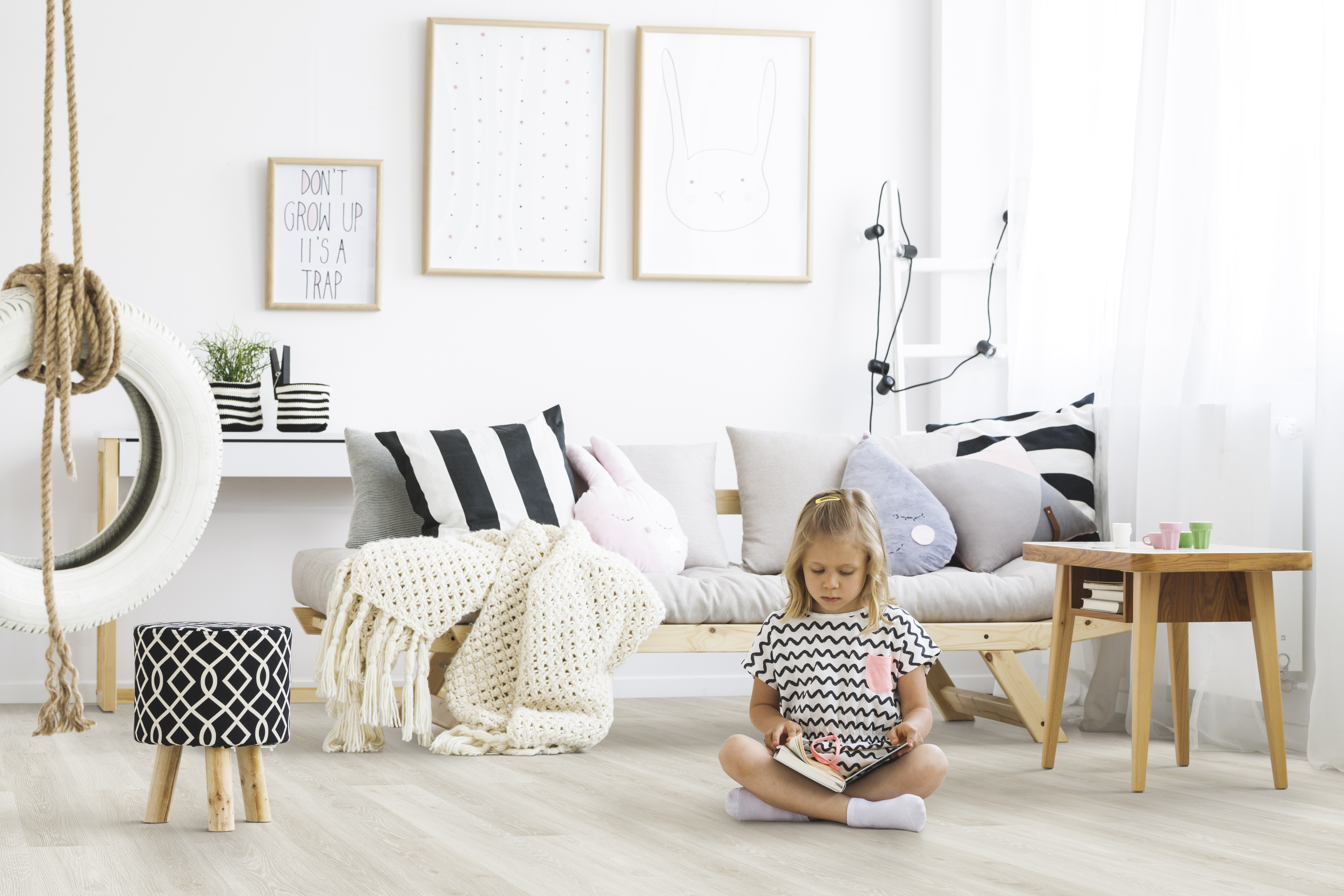 Vinyylikorkki Cello Tammi Rain washed 5