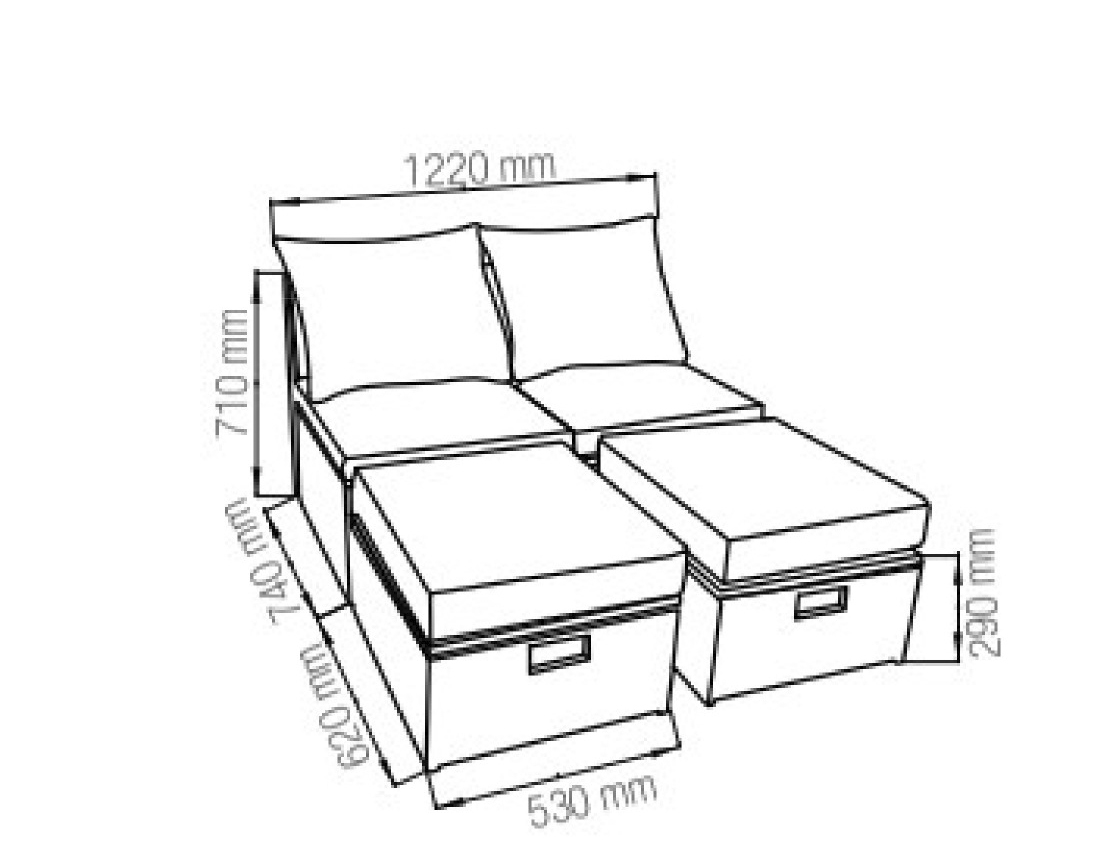 Sohvasetti Cello Hania