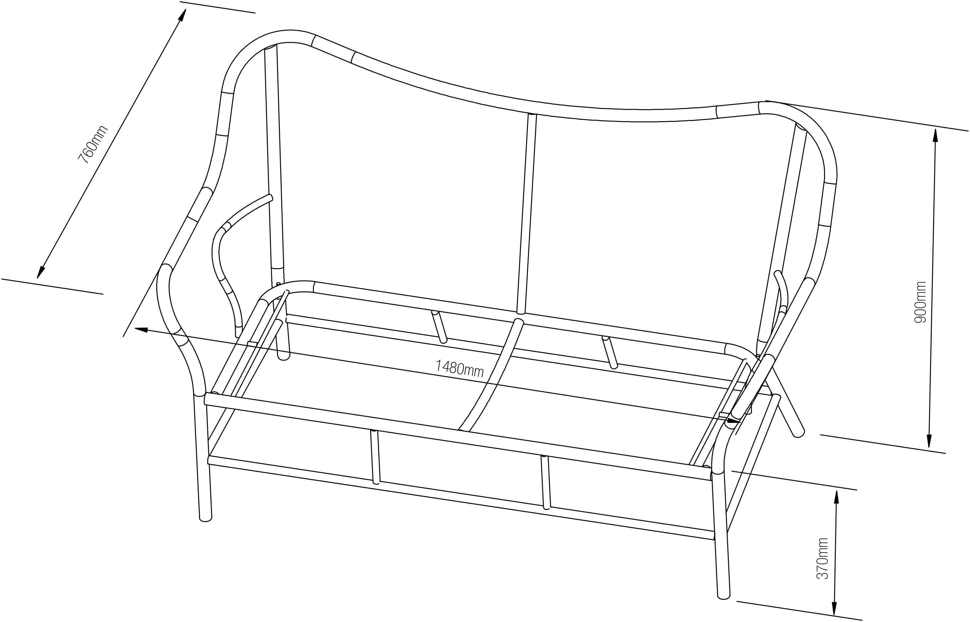 Sohva Cello Rustiikki