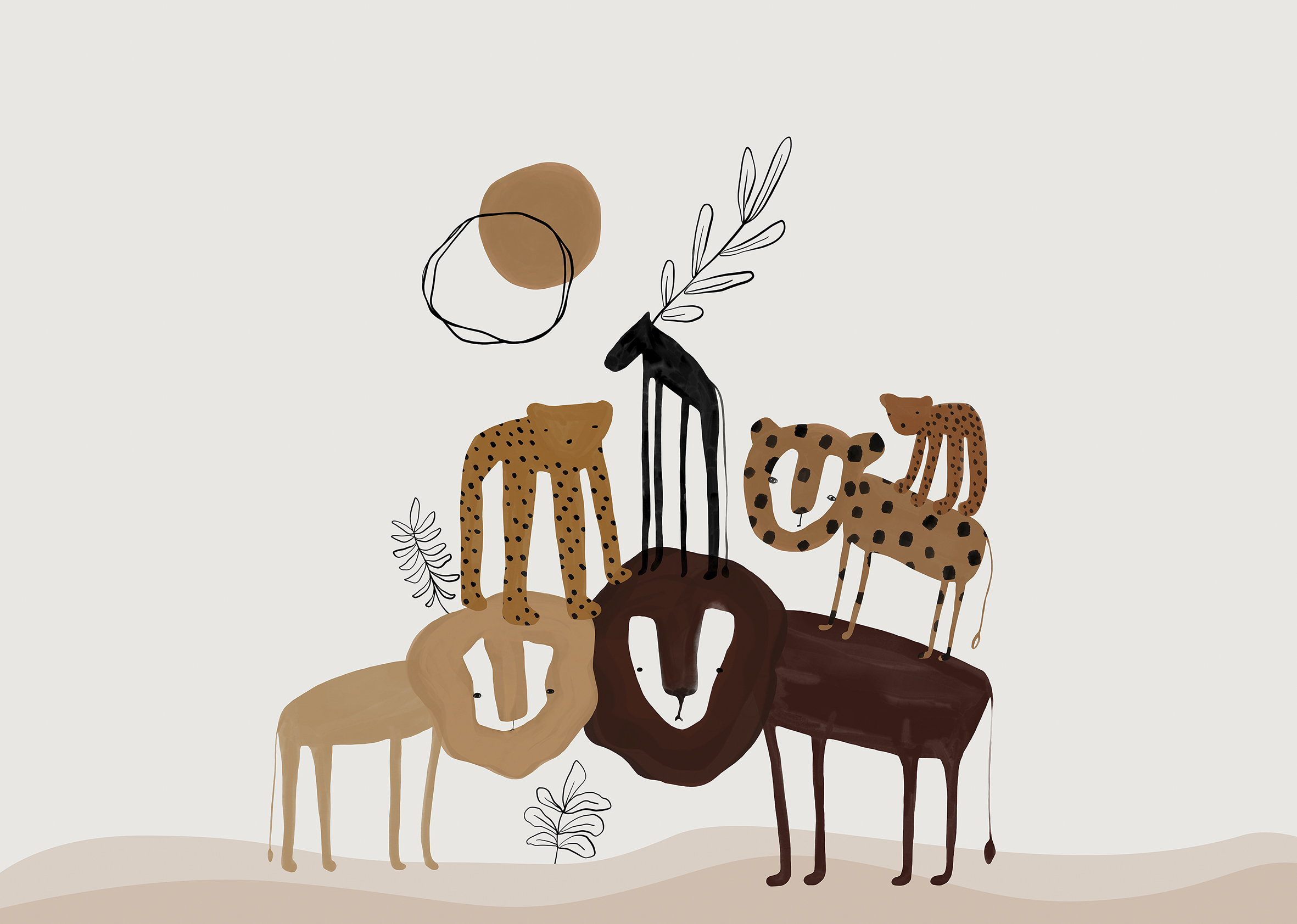 Kuvatapetti Cello Kuuhunkurkottaja 360x265cm kuitu