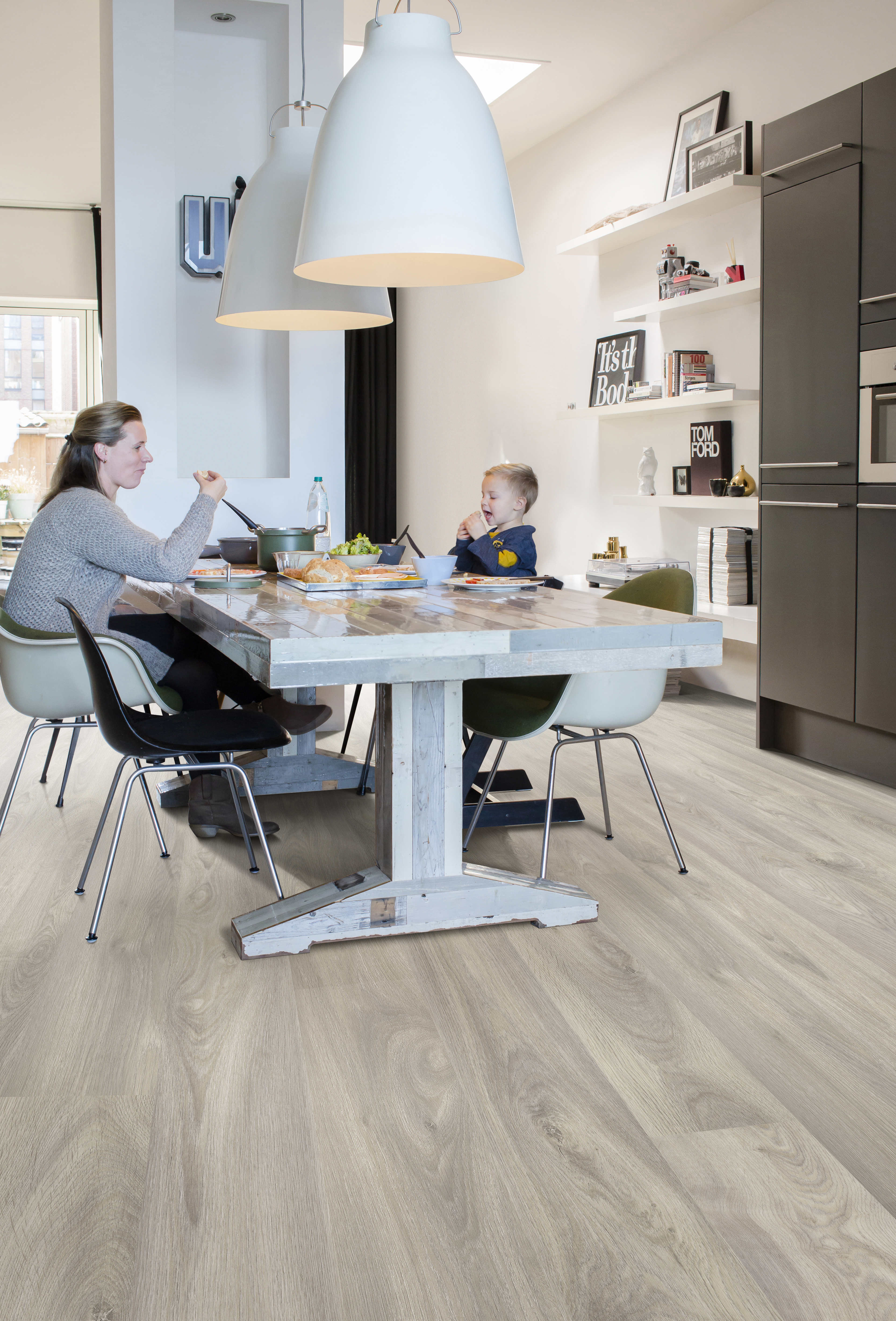 Vinyylilankku Cello Puzzle Mist 1560 2,164m²