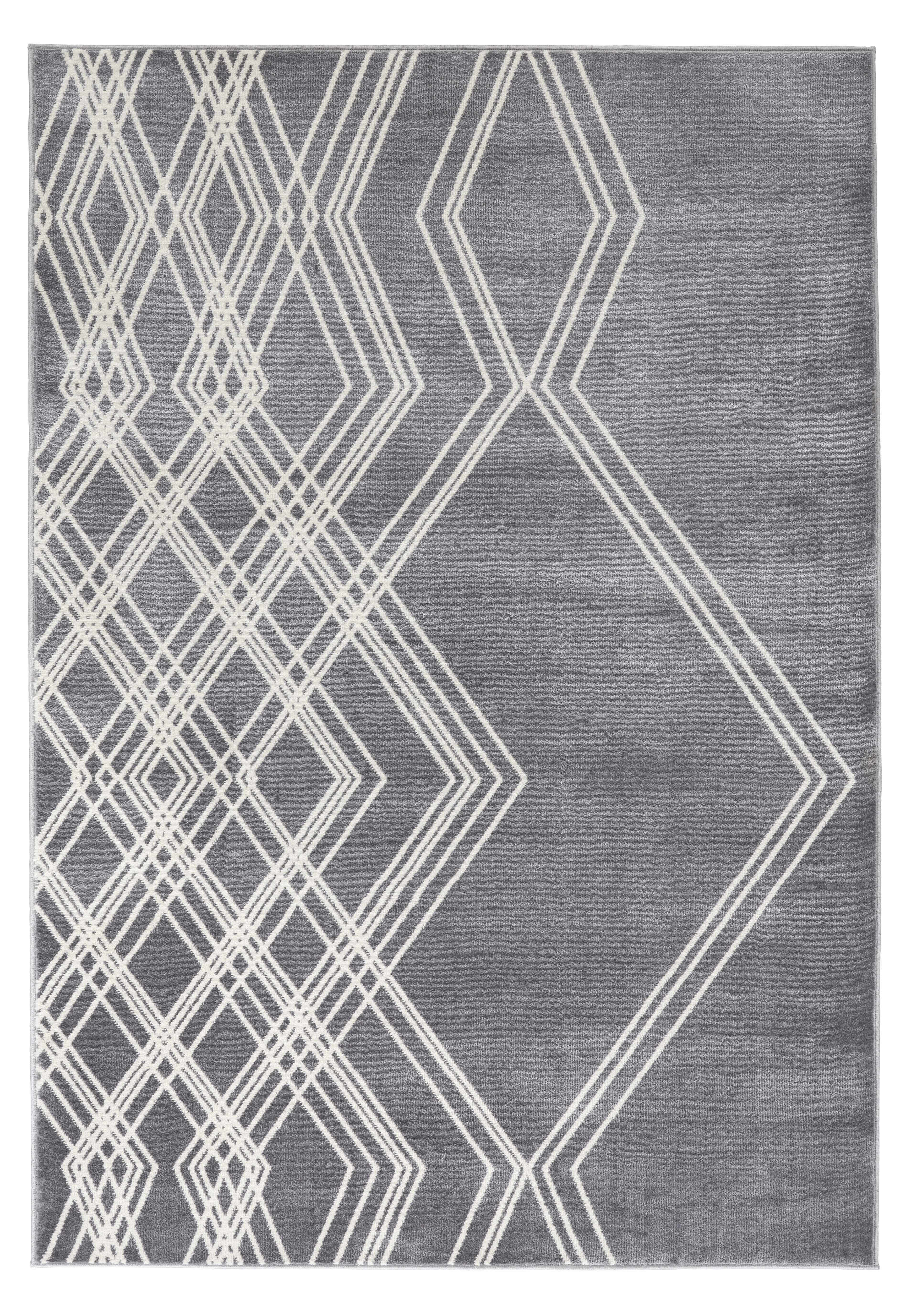 Sisustusmatto Rax 140x200 harmaa/valkoinen