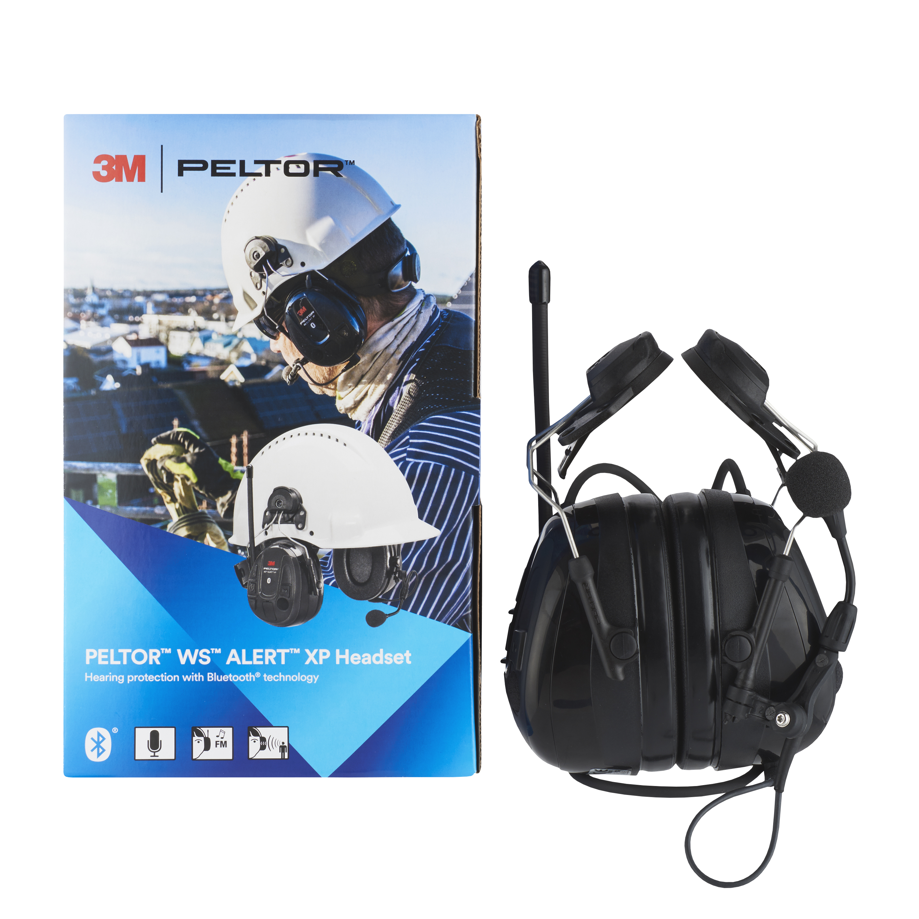 Kuulosuojain PELTOR WS Alert XP Bluetooth radio kypärään