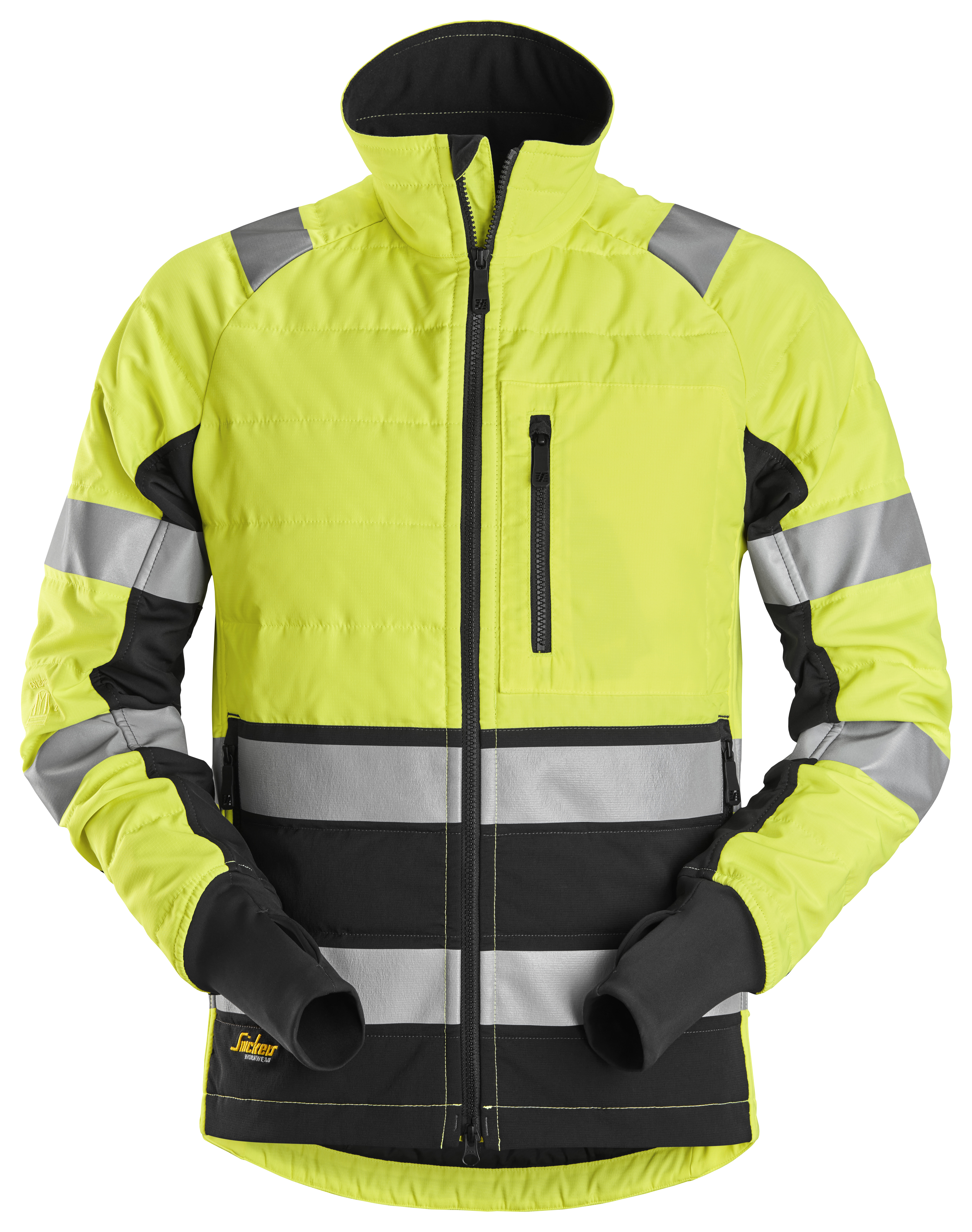 Kevyttoppatakki Snickers AllroundWork 8133-6604 huomio lk 2 keltainen L