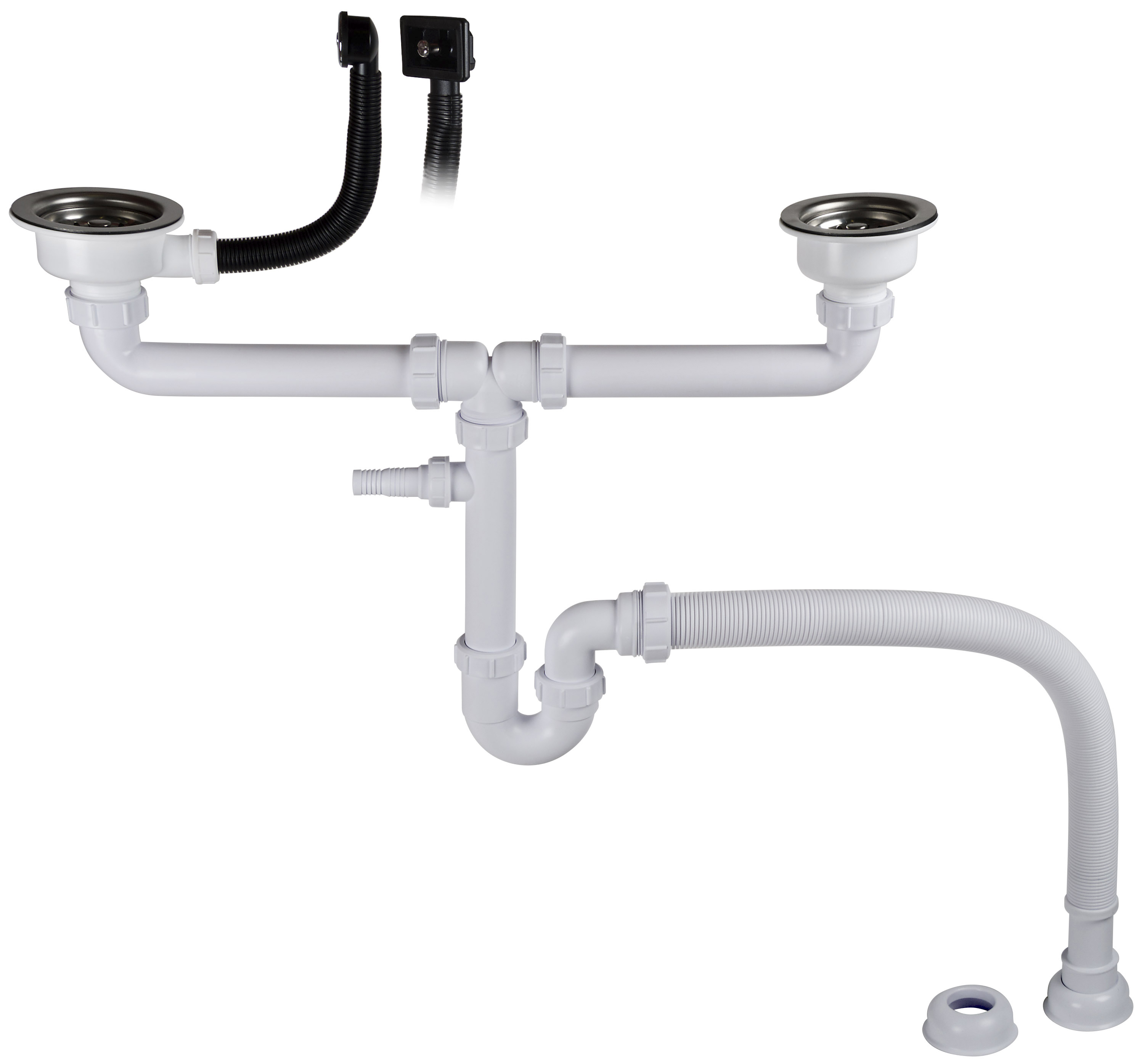 Diskbänk avloppsrör