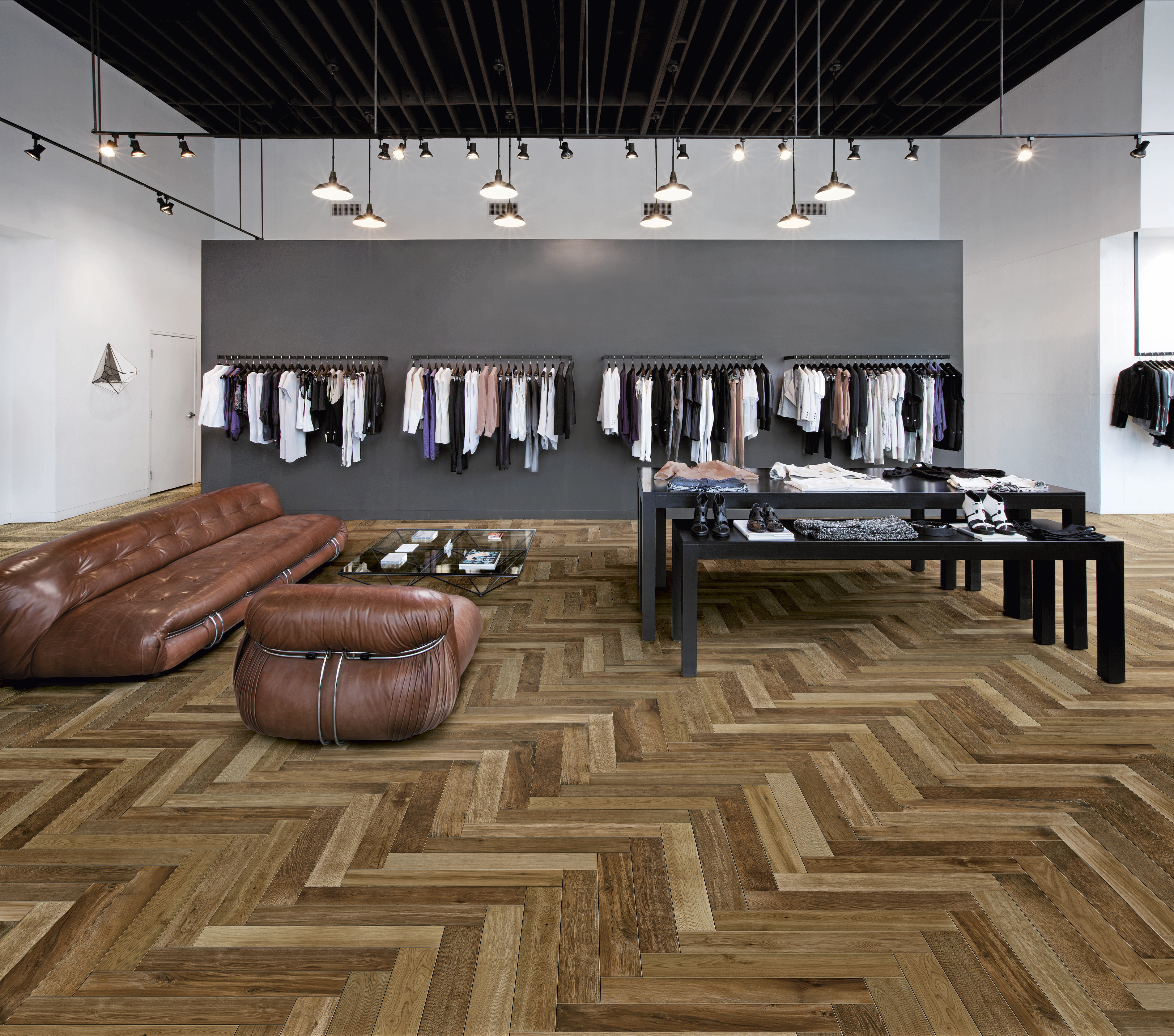 Lattialaatta Cello Treverkfusion 10x70 pakkasenkestävä ruskea 1,19m²