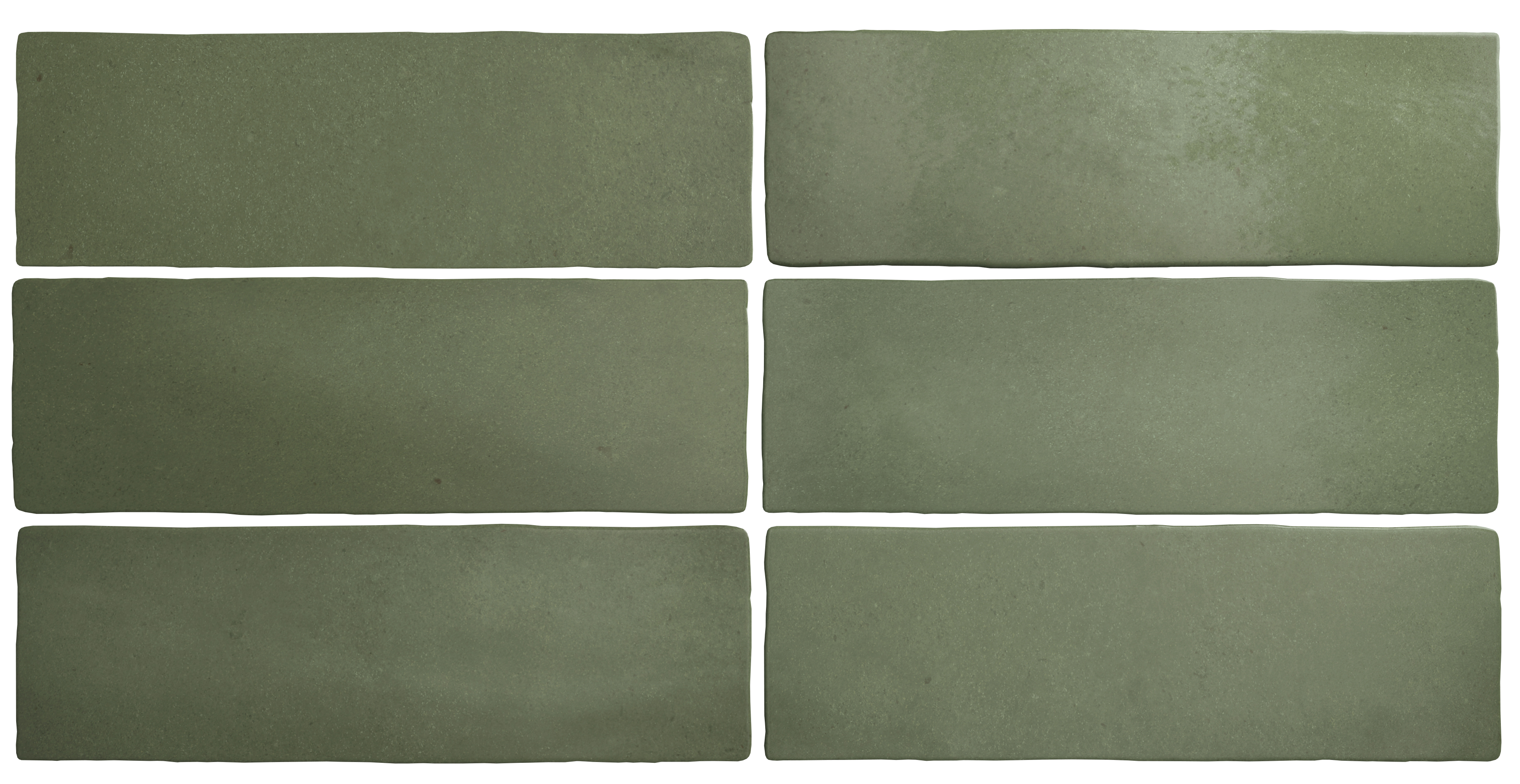 Seinälaatta Cello Magma 6,5x20 vihreä matta 0,5m²