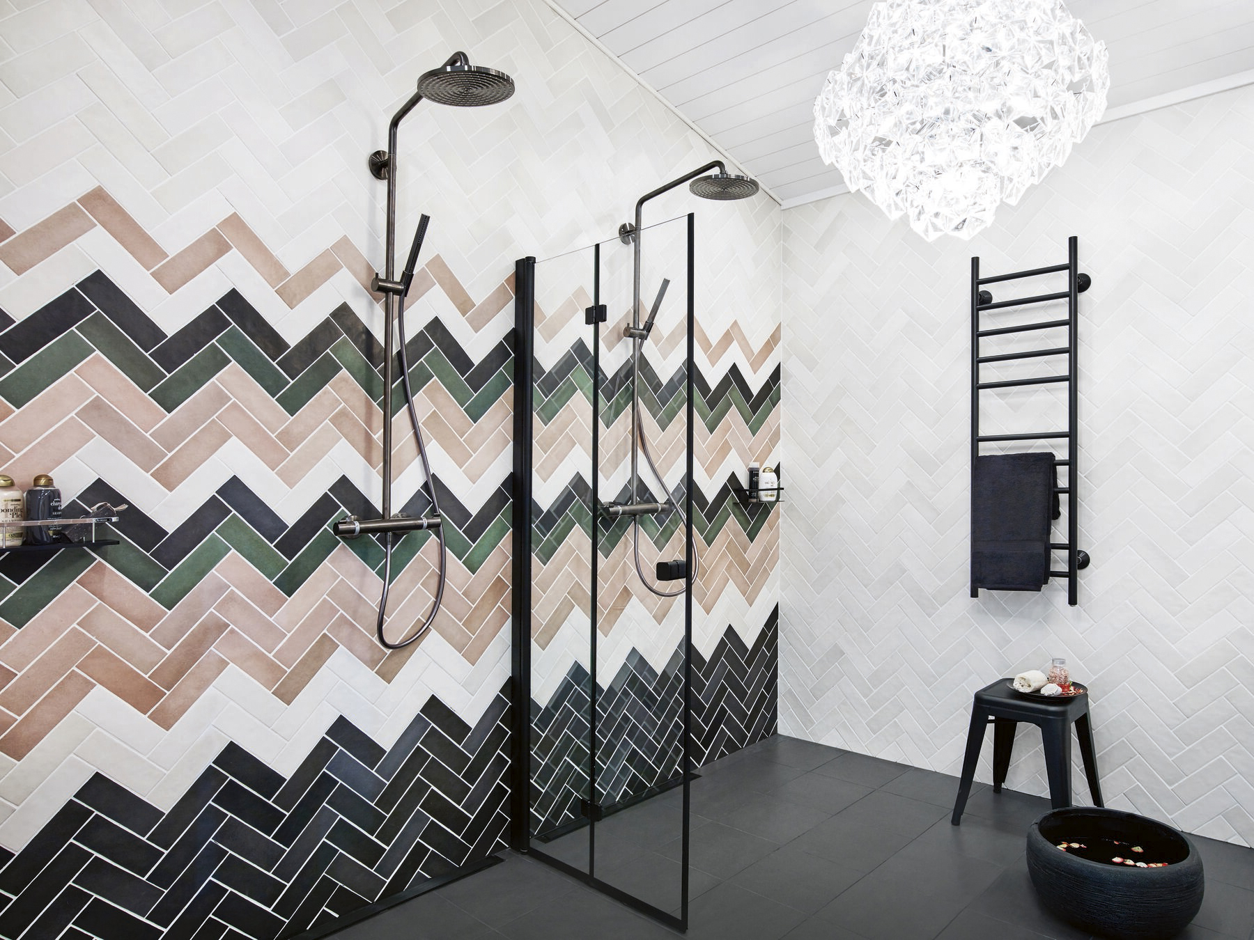 Seinälaatta Cello Magma 6,5x20 vihreä matta 0,5m²