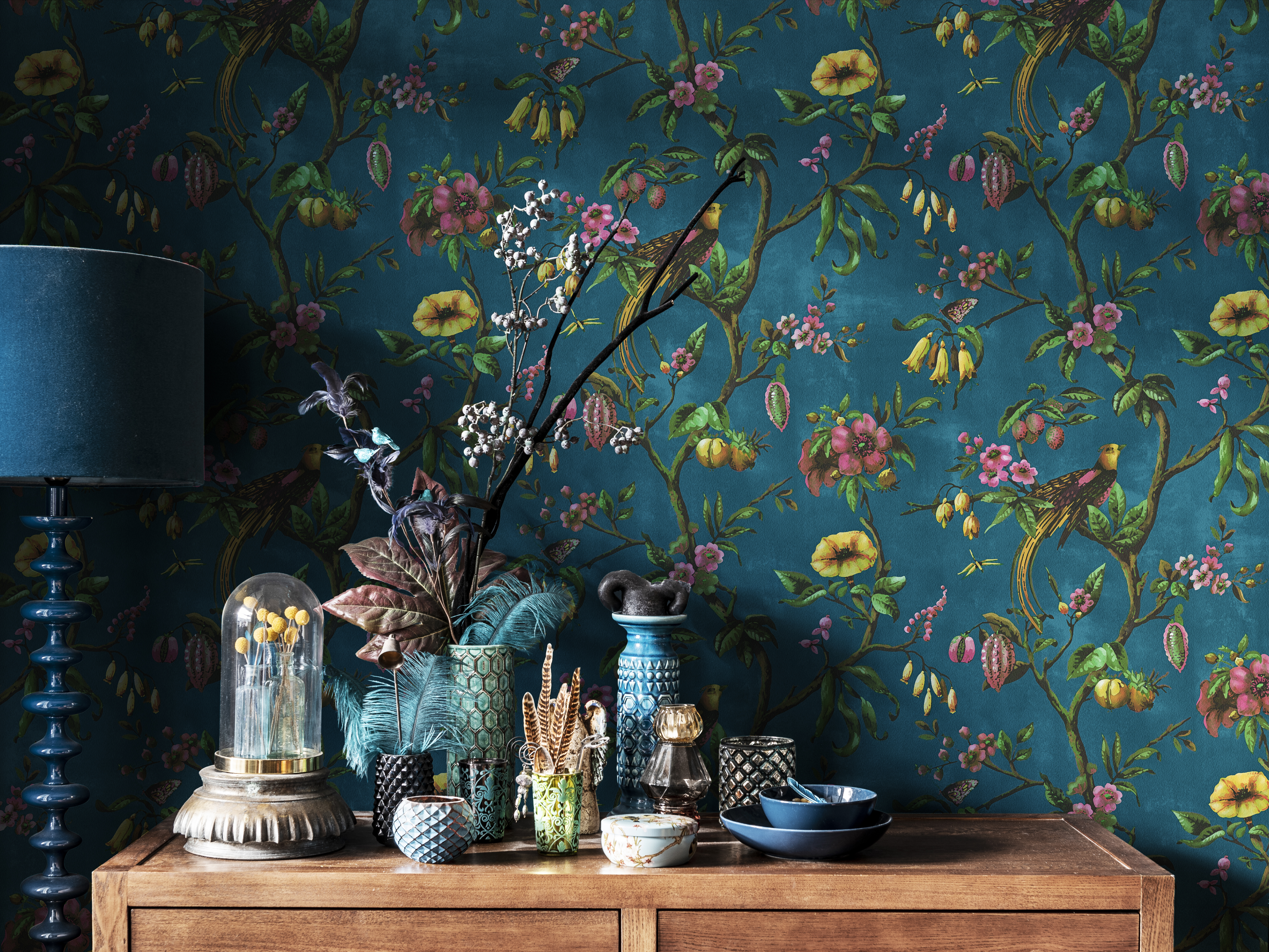 Tapetti BN Fiore 220443 vinyyli/kuitu 10,05m