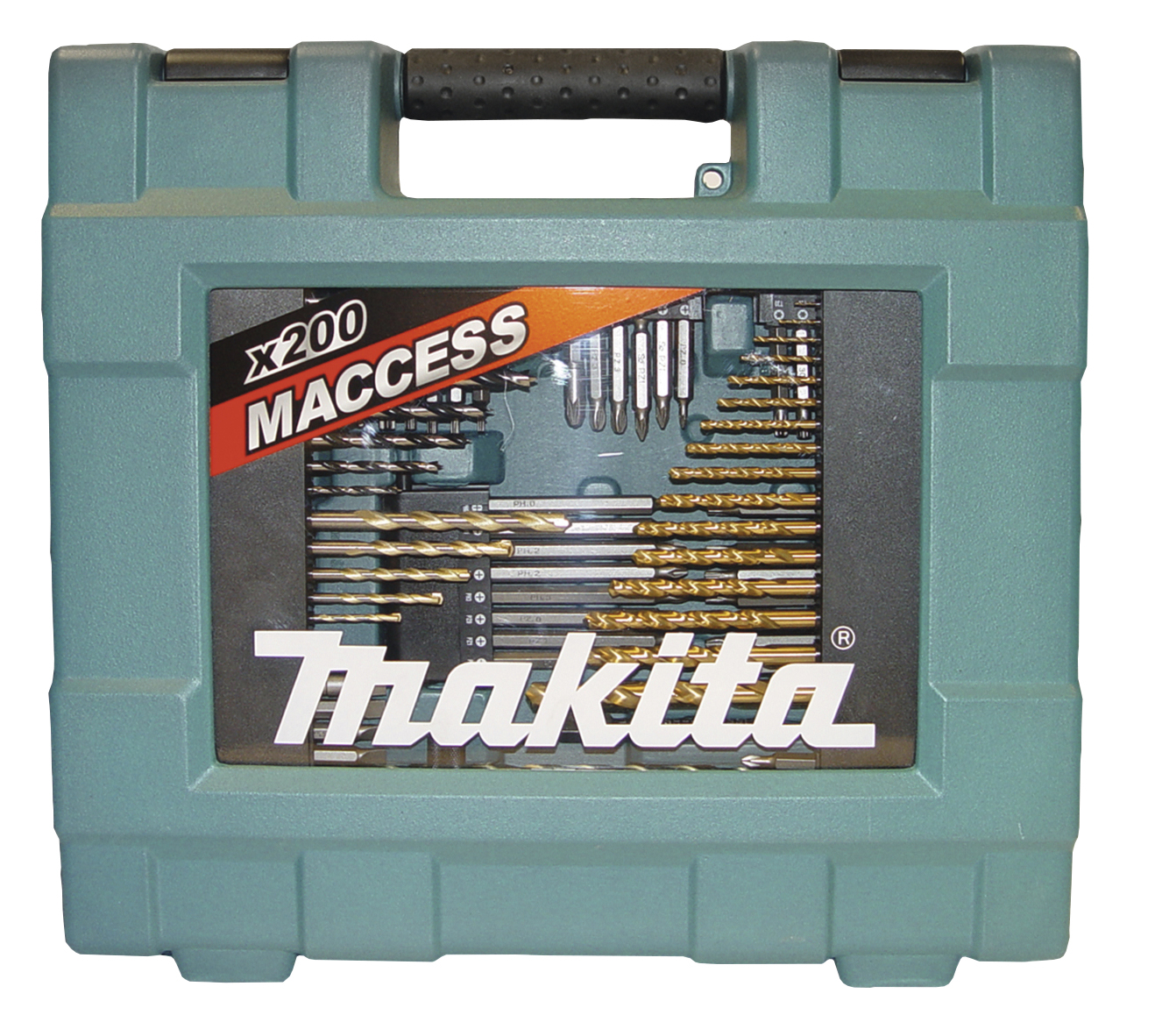 Tillbehör Borr/Bits Makita 200-Delar