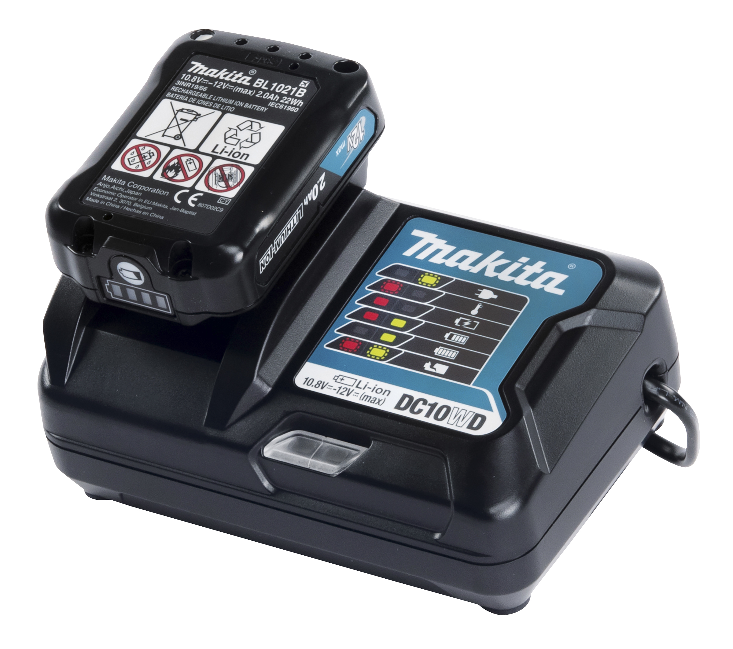 Makita TW060DWAJ Schlagschrauber 12V CXT – 60 Nm, 2x 2,0 Ah Akkus, Ladegerät & Koffer