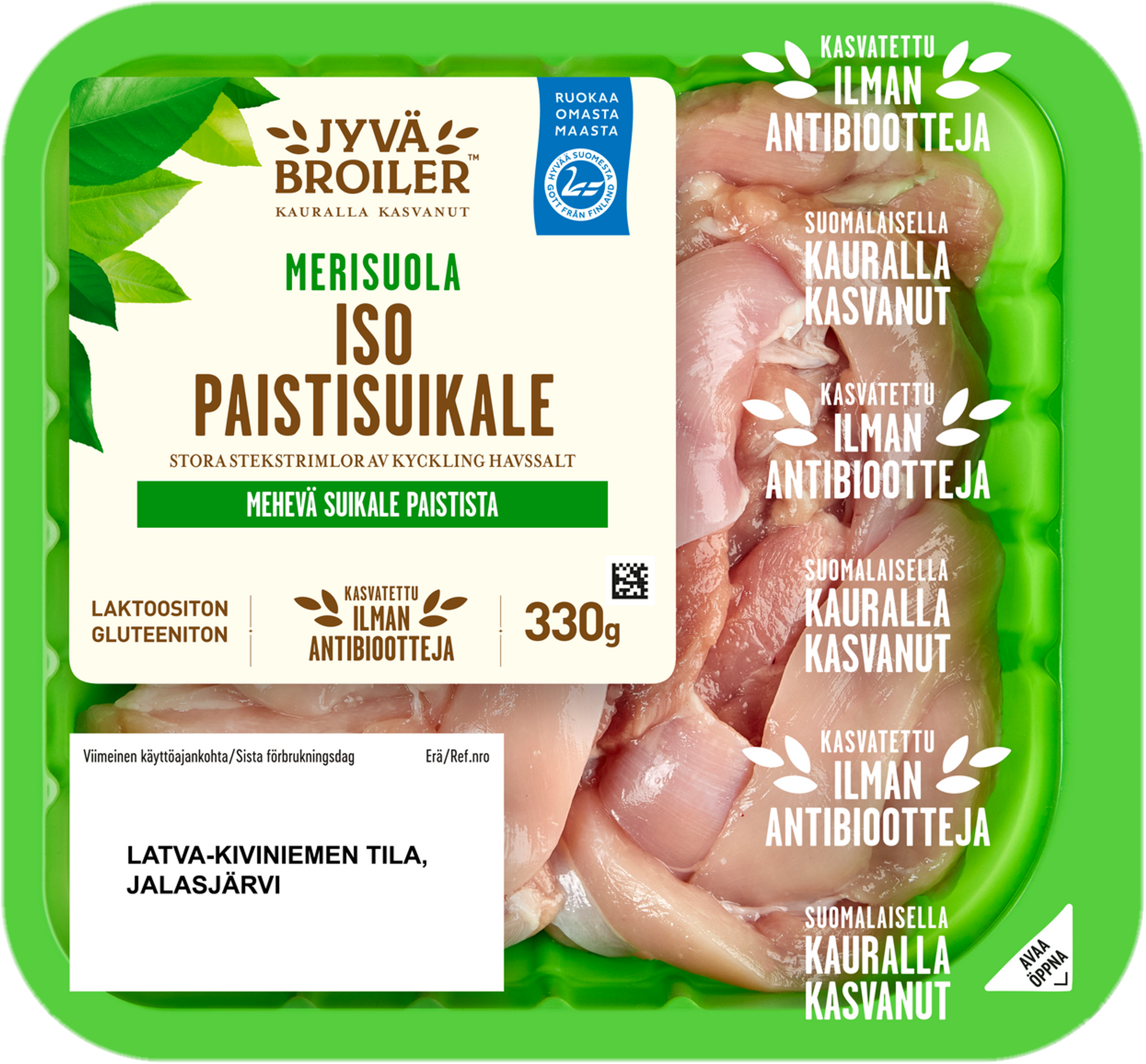 Jyväbroiler stora wokremsor 330-350g
