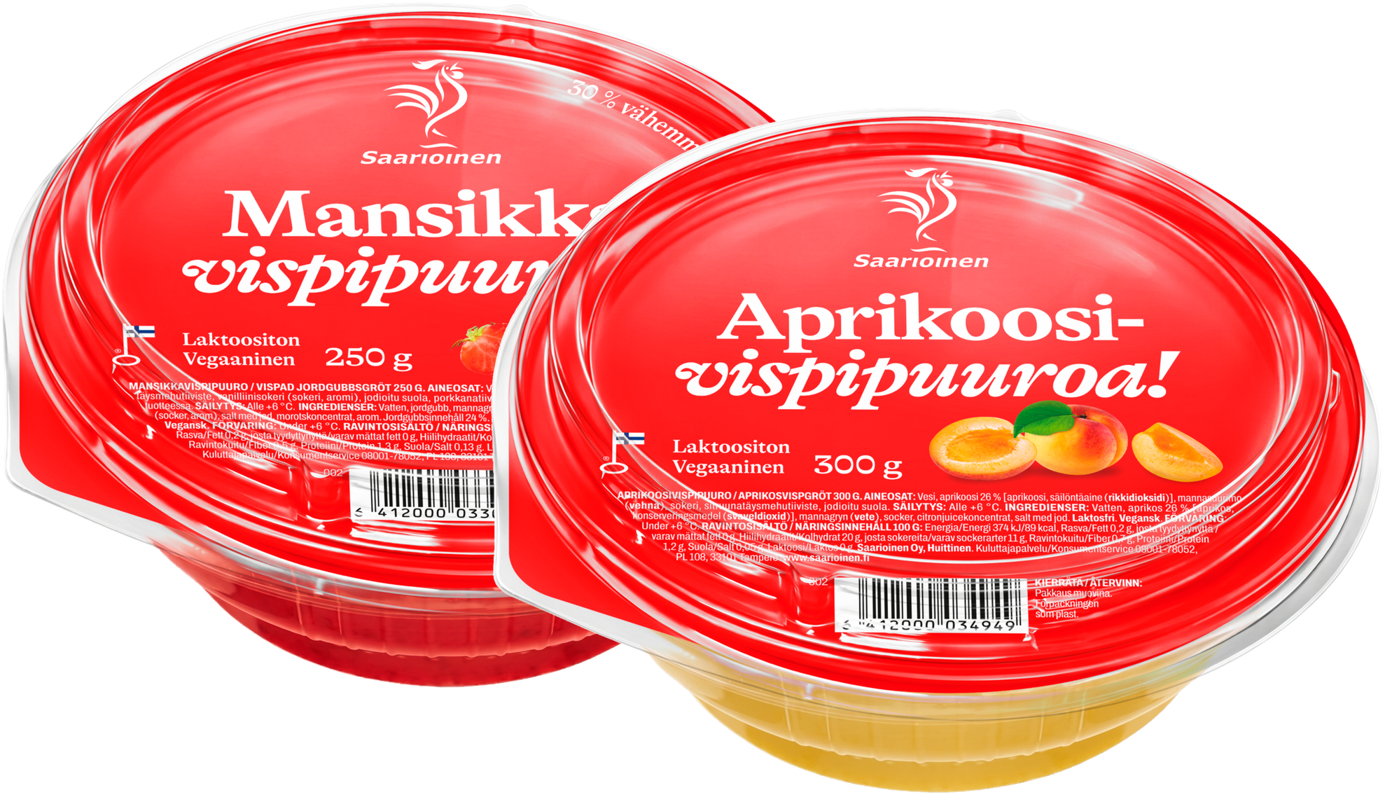 Saarioinen aprikosvispgröt 300g