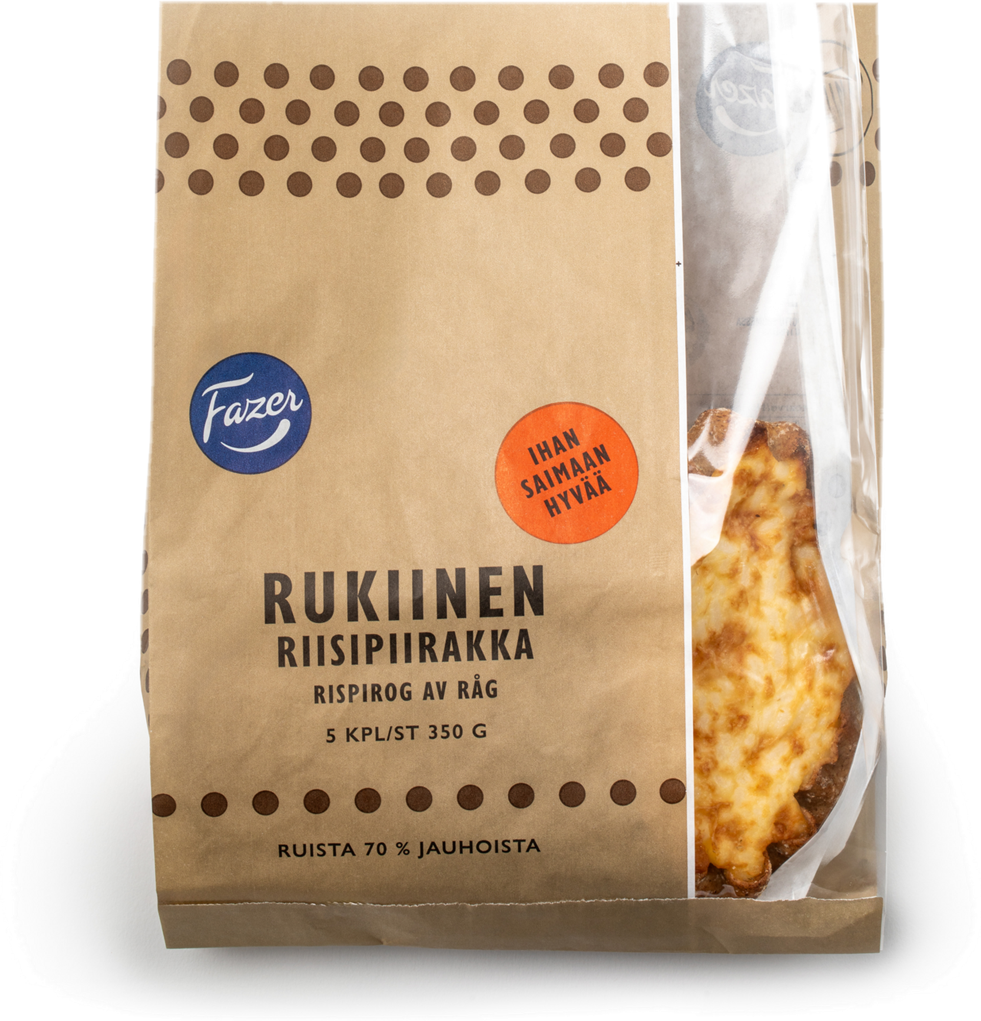 Fazer rågpiraka påse 5st/350g