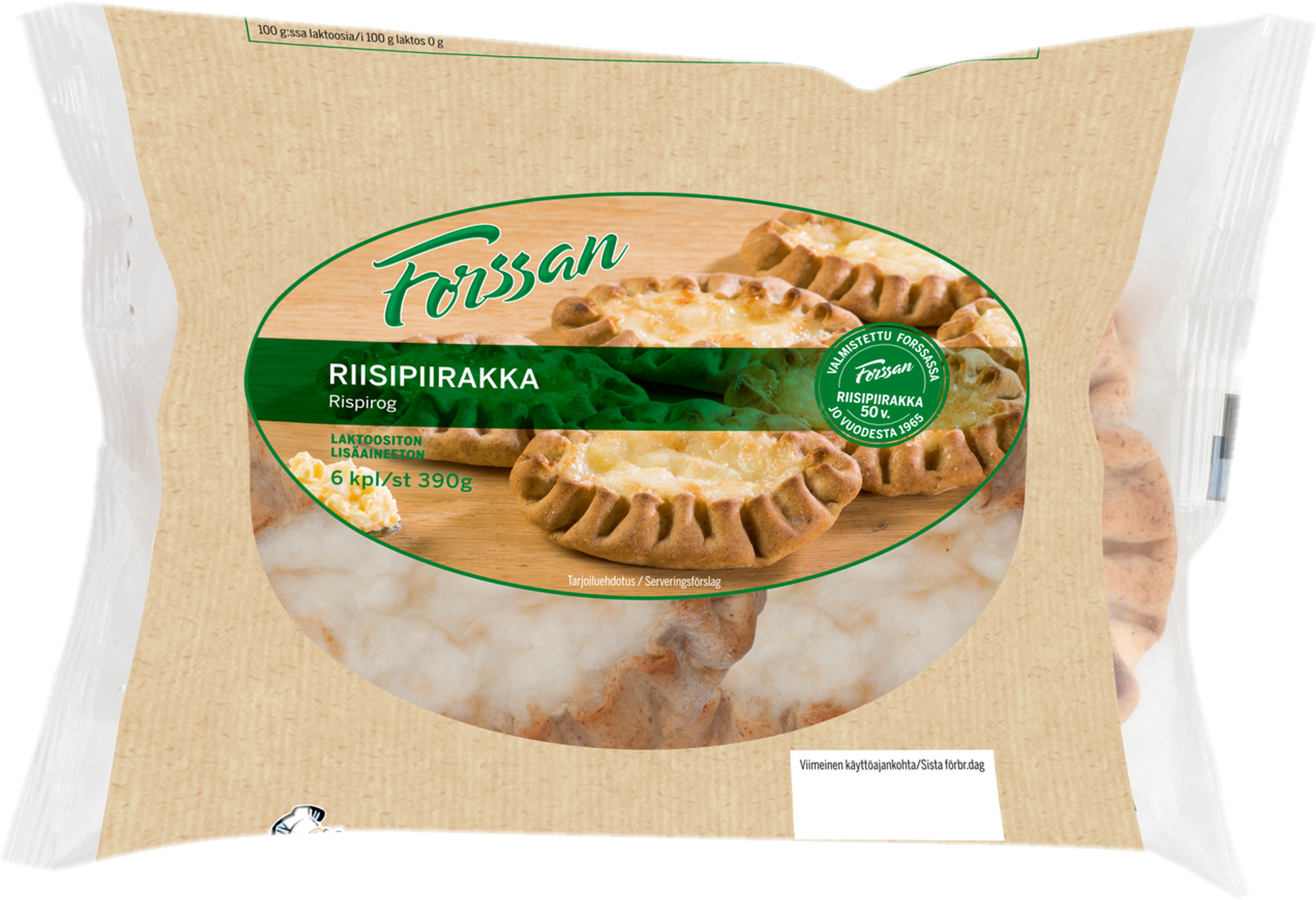 Forssan rispaj 6st 390g