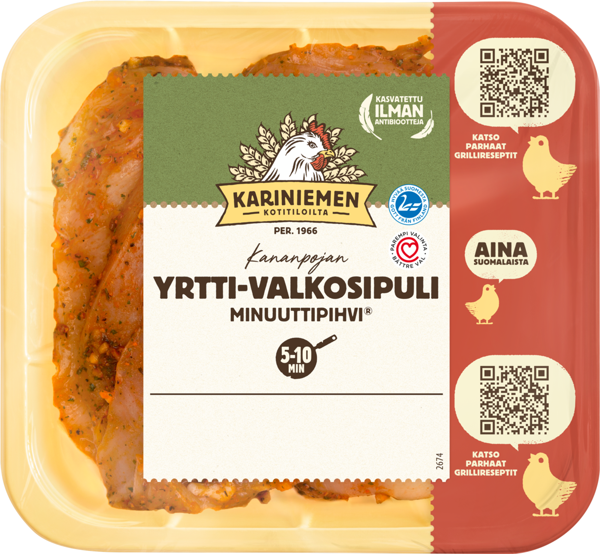Kariniemen Kananpojan minutschnitzel 290-370 g