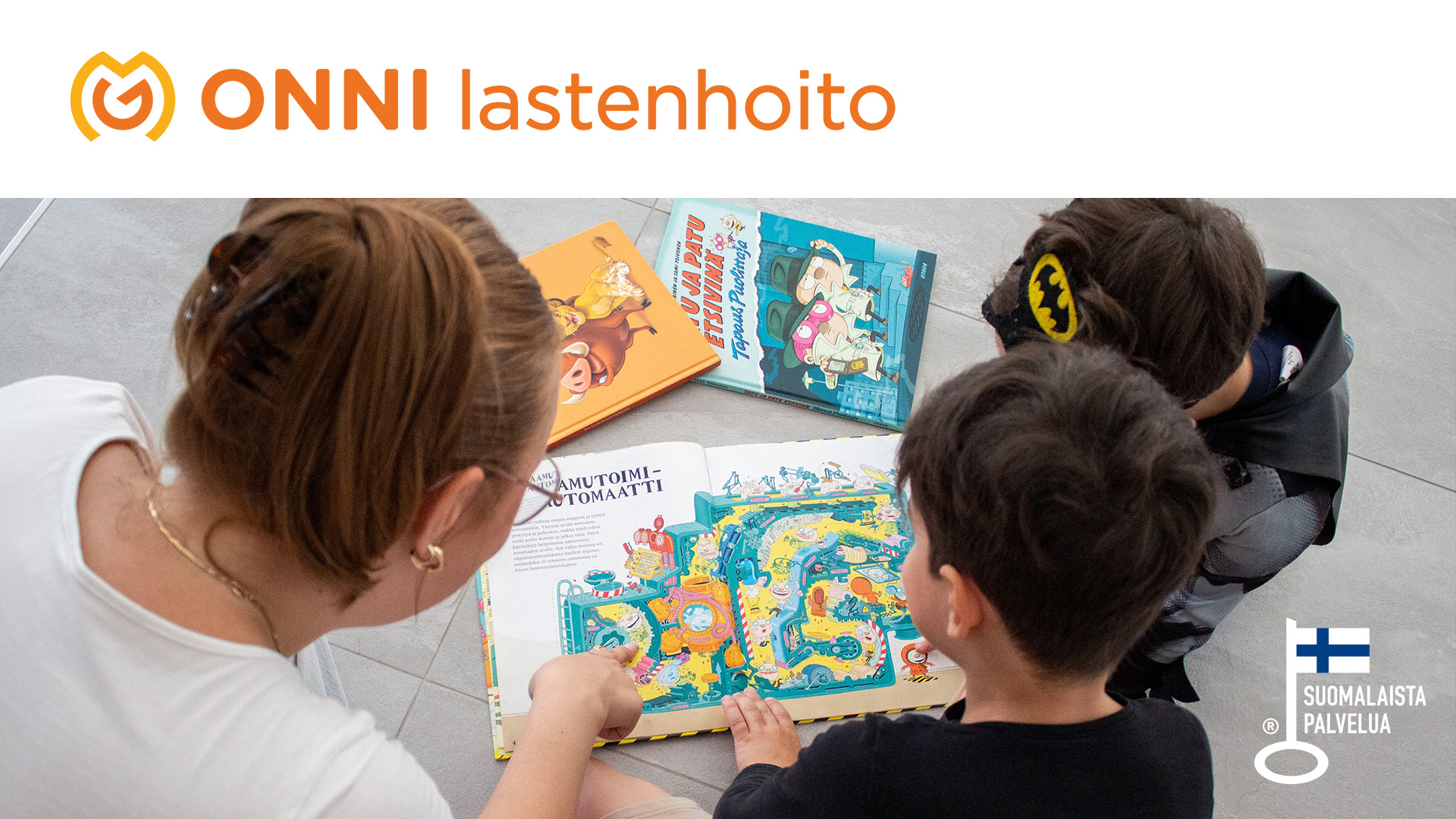 Onni lastenhoito: Lastenhoitaja kotiin