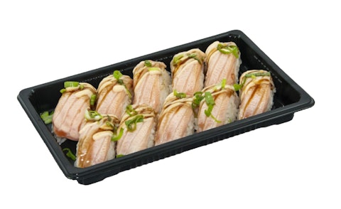 SushiTake Nigiri Liekitetty Lohi XL 300g (Ehtii klo 13 eteenpäin oleviin tilauksiin)