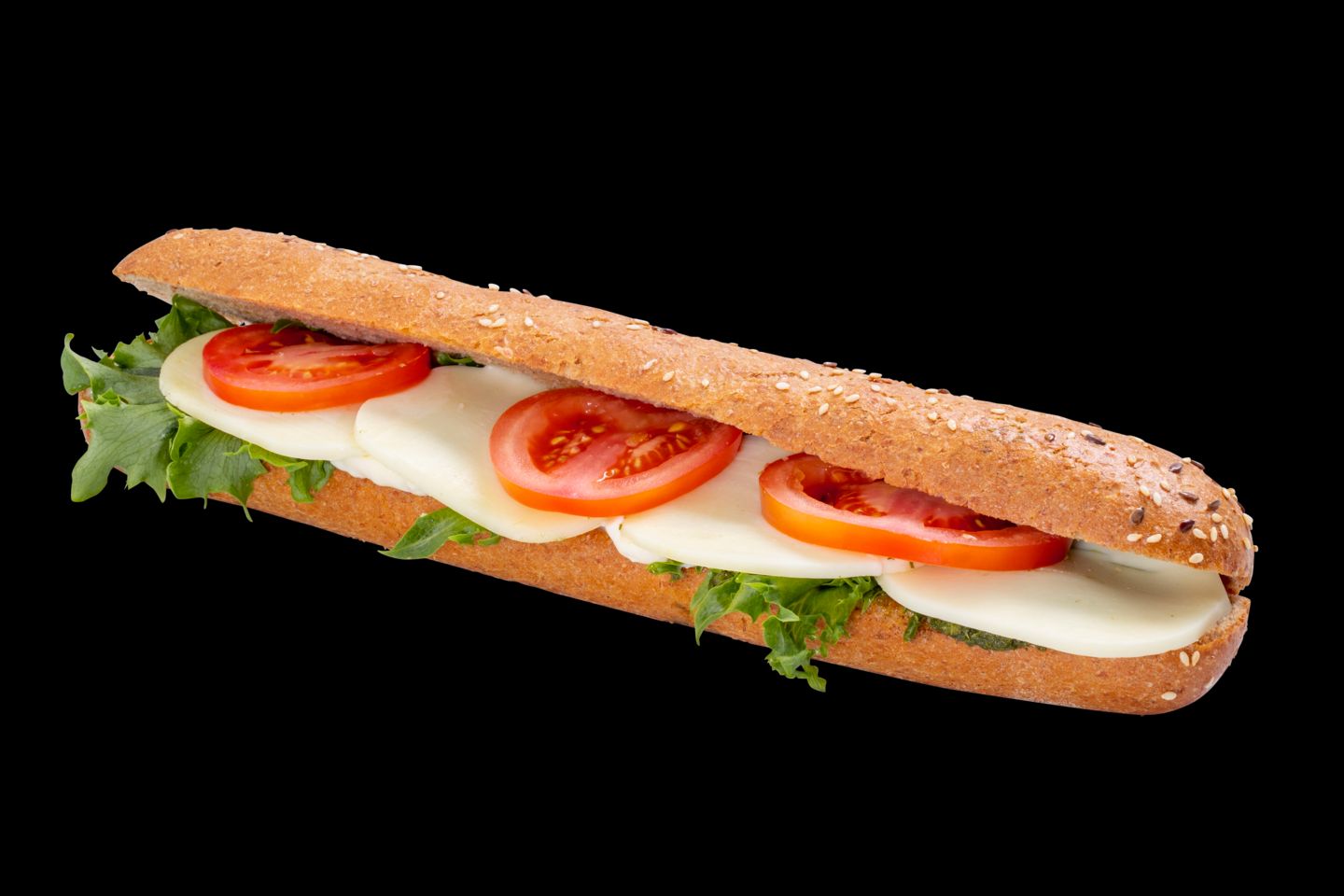 Patonki, mozzarella-pesto monivilja