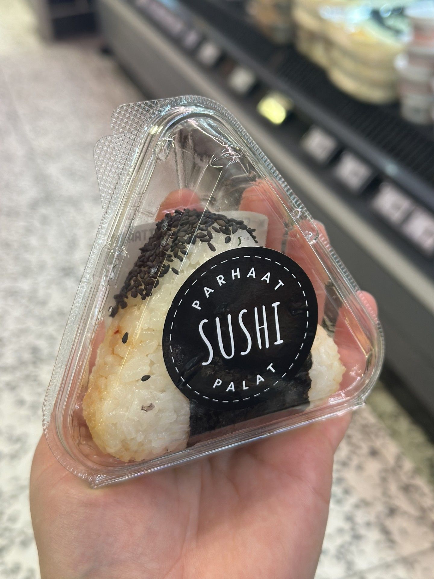 Onigiri Chili-seesami lohi