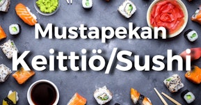 Mustapekan Keittiö/Sushi/Pizza - kokoelma