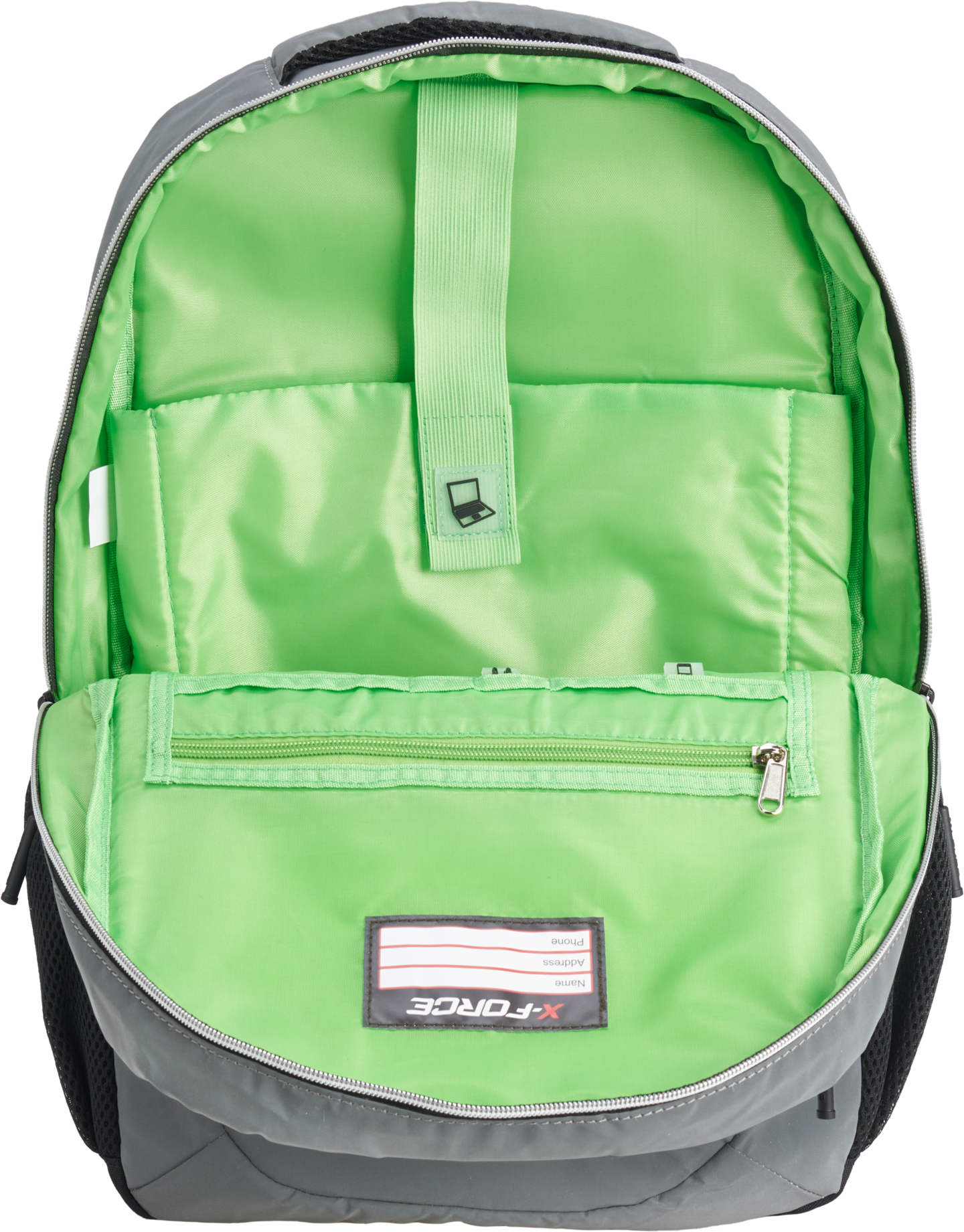 X-Force reppu heijastava harmaa