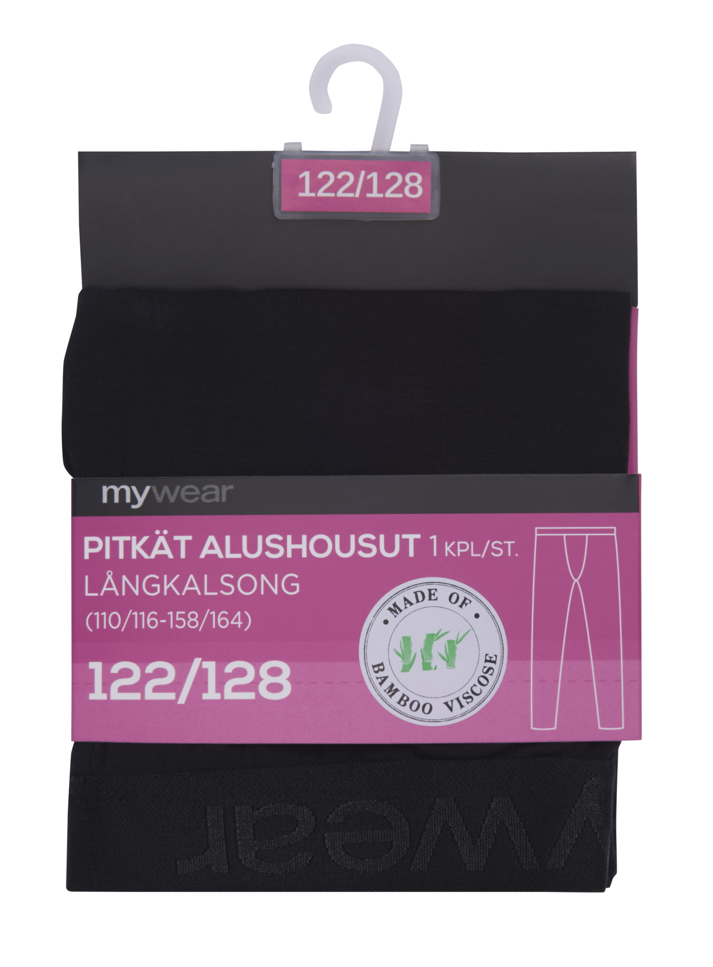 mywear Bambu lasten pitkät alushousut