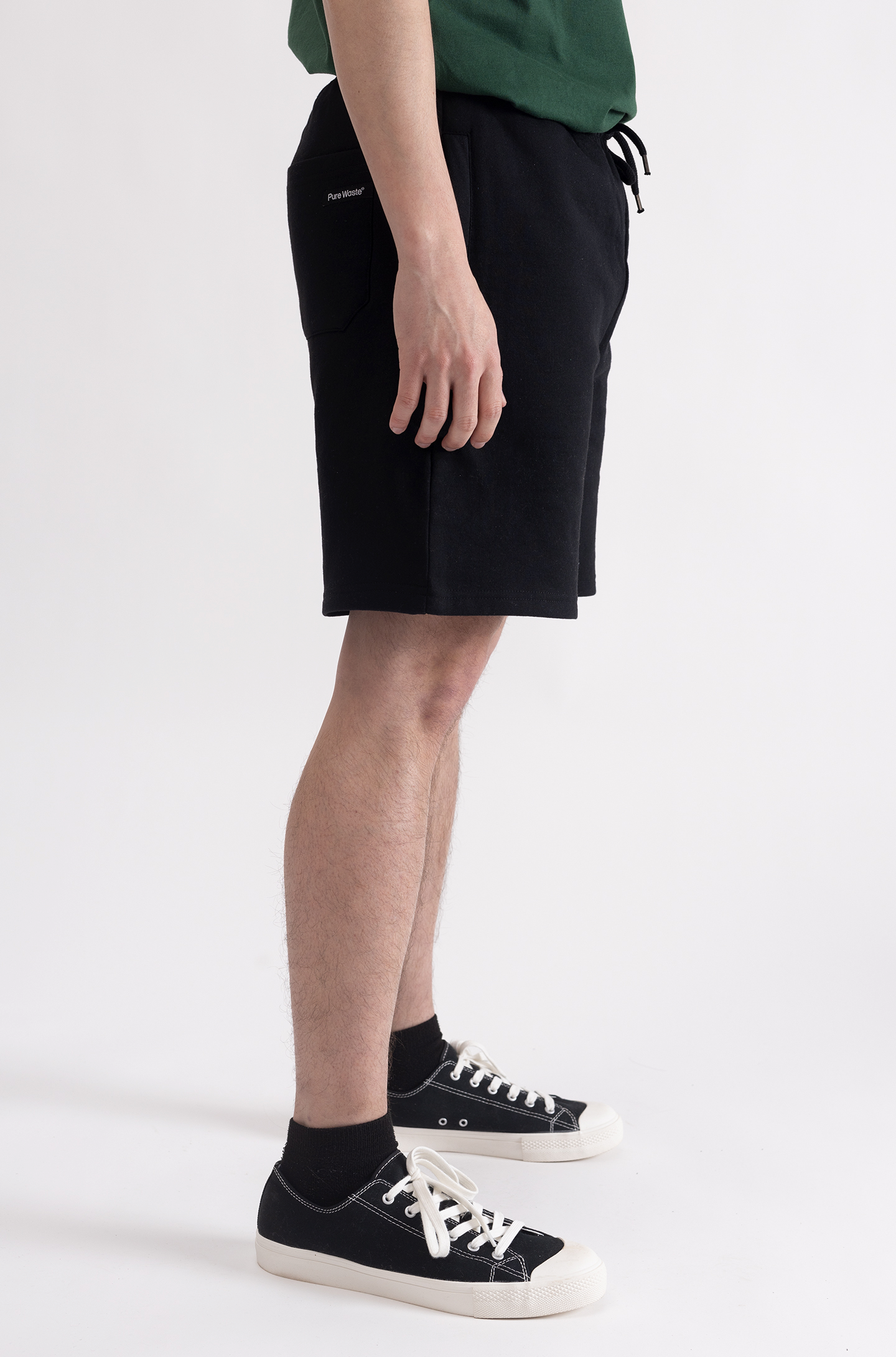 Pure Waste miesten shortsit vetoketjutaskuilla