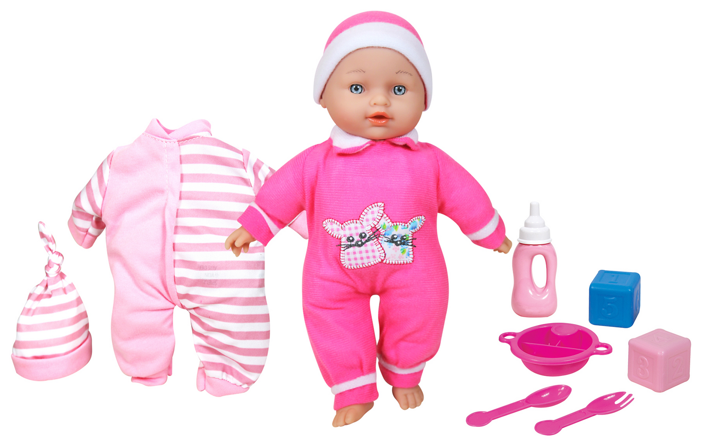 Lissi Puhuva vauvanukke 28cm + tarvikkeet