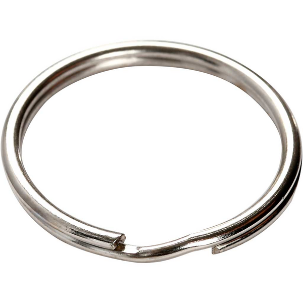 Creativ Company Avaimenperät, halk. 25 mm, 8 kpl