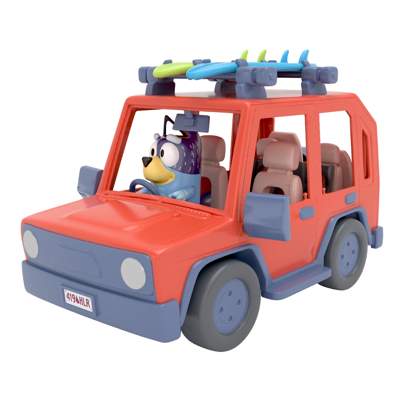 BLUEY Family Cruiser-auto 20 cm&1 hahmo