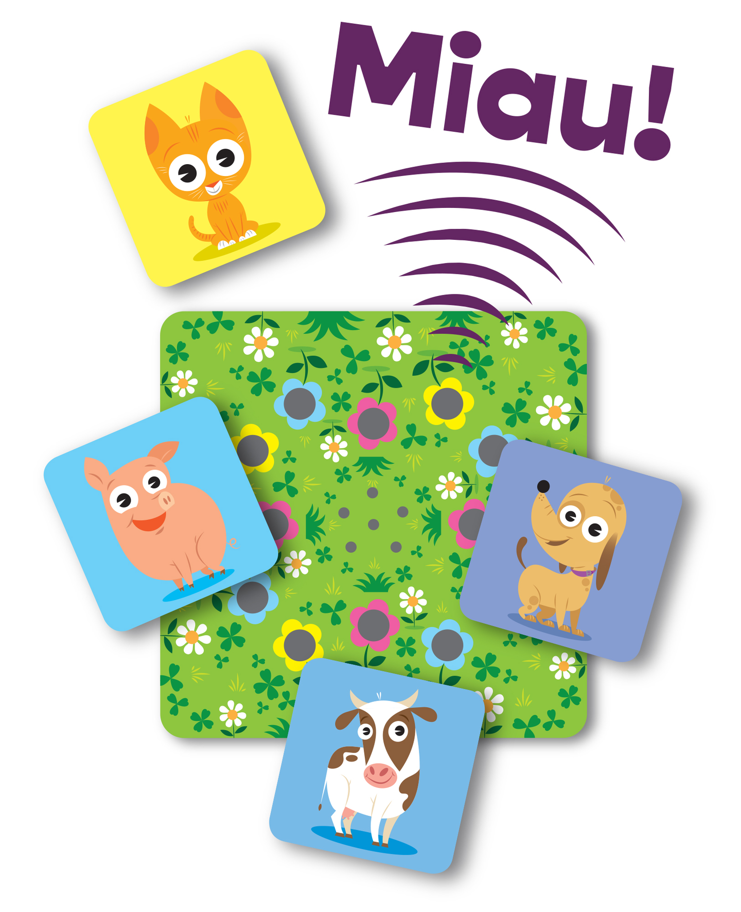 Oppi & Ilo Etsi eläin! -äänimuistipeli 2-4 v.