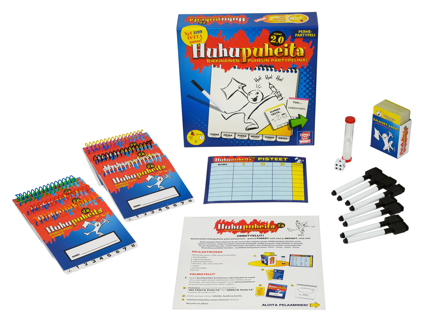 Wow Huhupuheita 2.0 lautapeli 8+