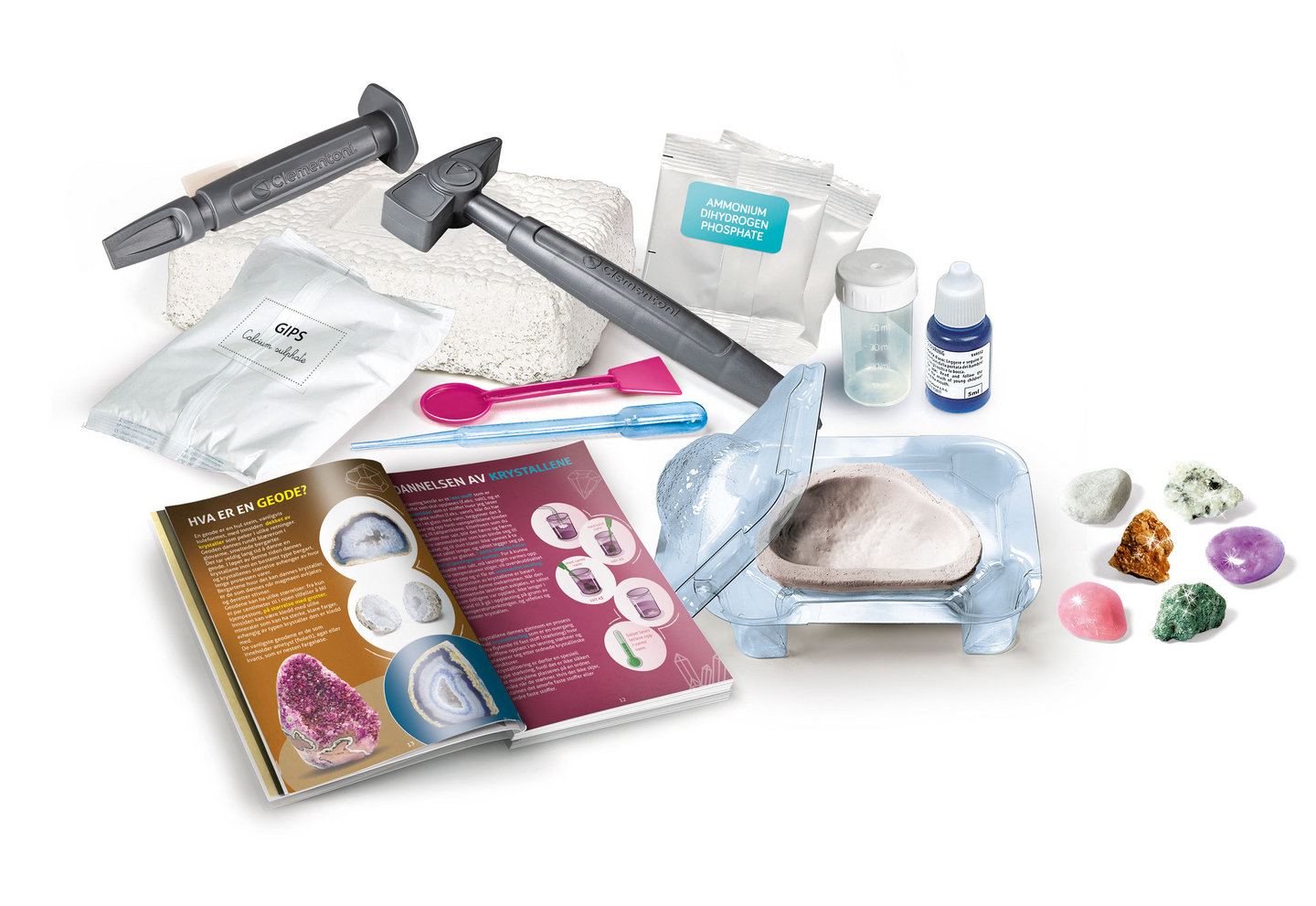 Clementoni Mineraalit ja geodit -tiedesetti