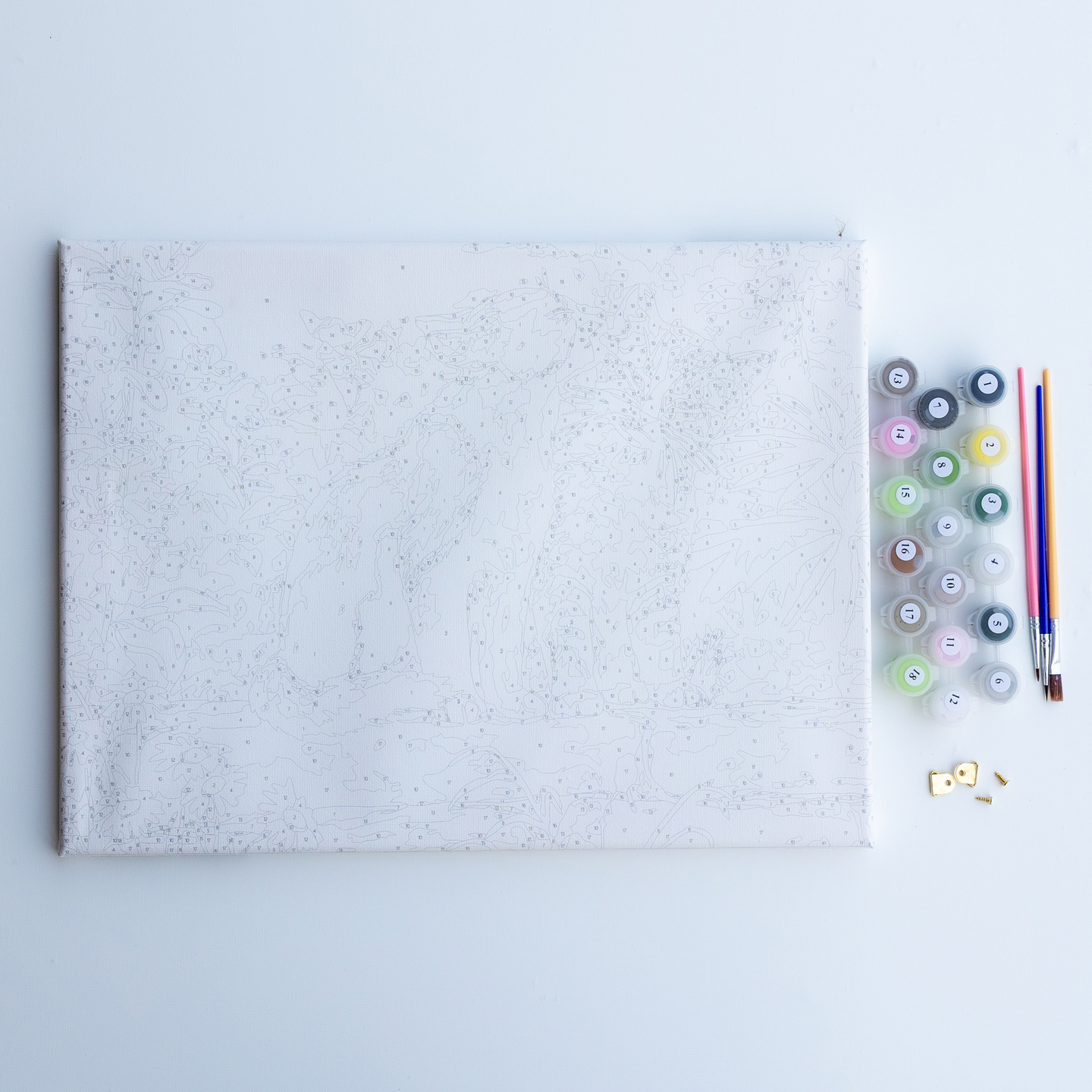 Brushme numeromaalaustyö 30x40cm kissat