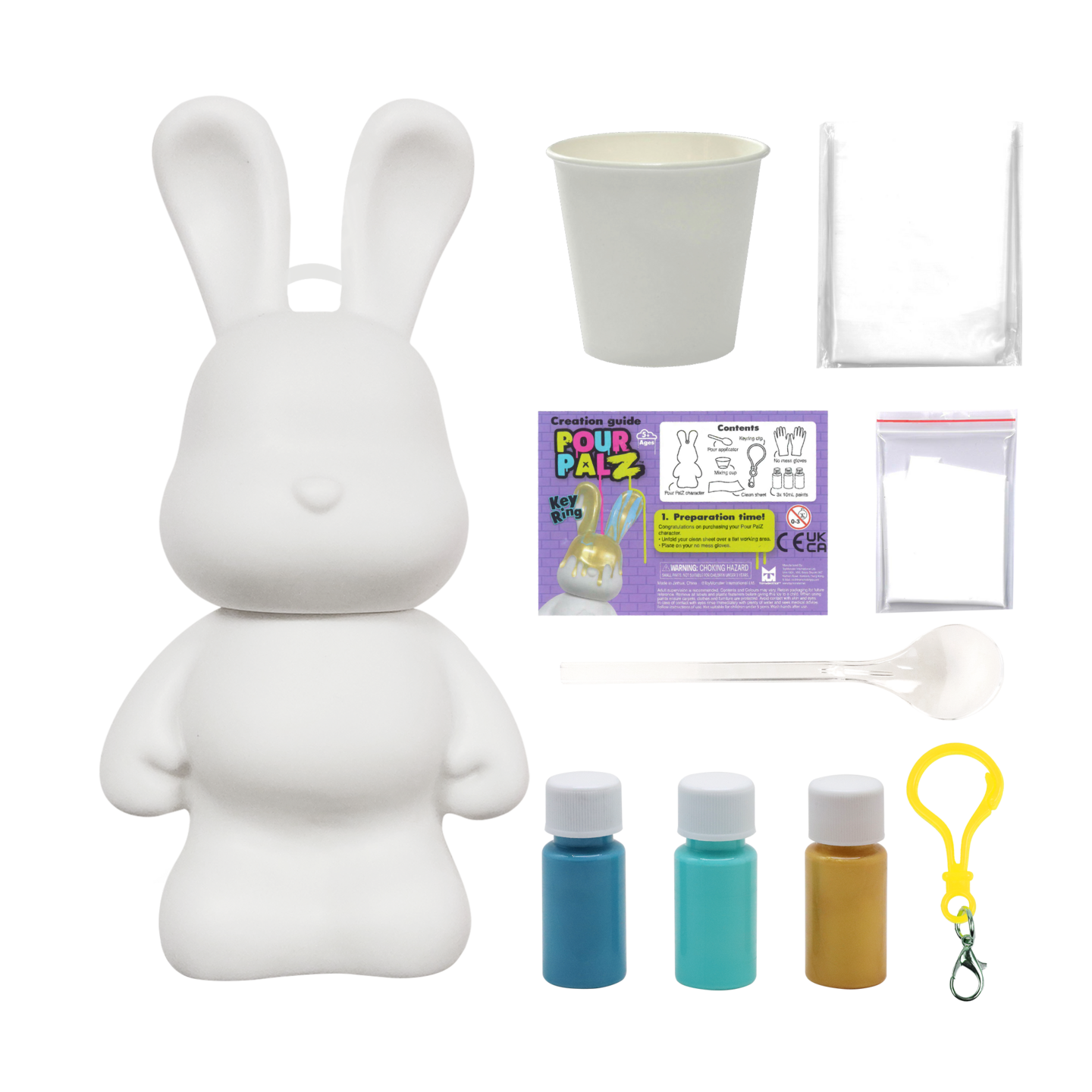 Pour Palz bunny mini avaimenperä